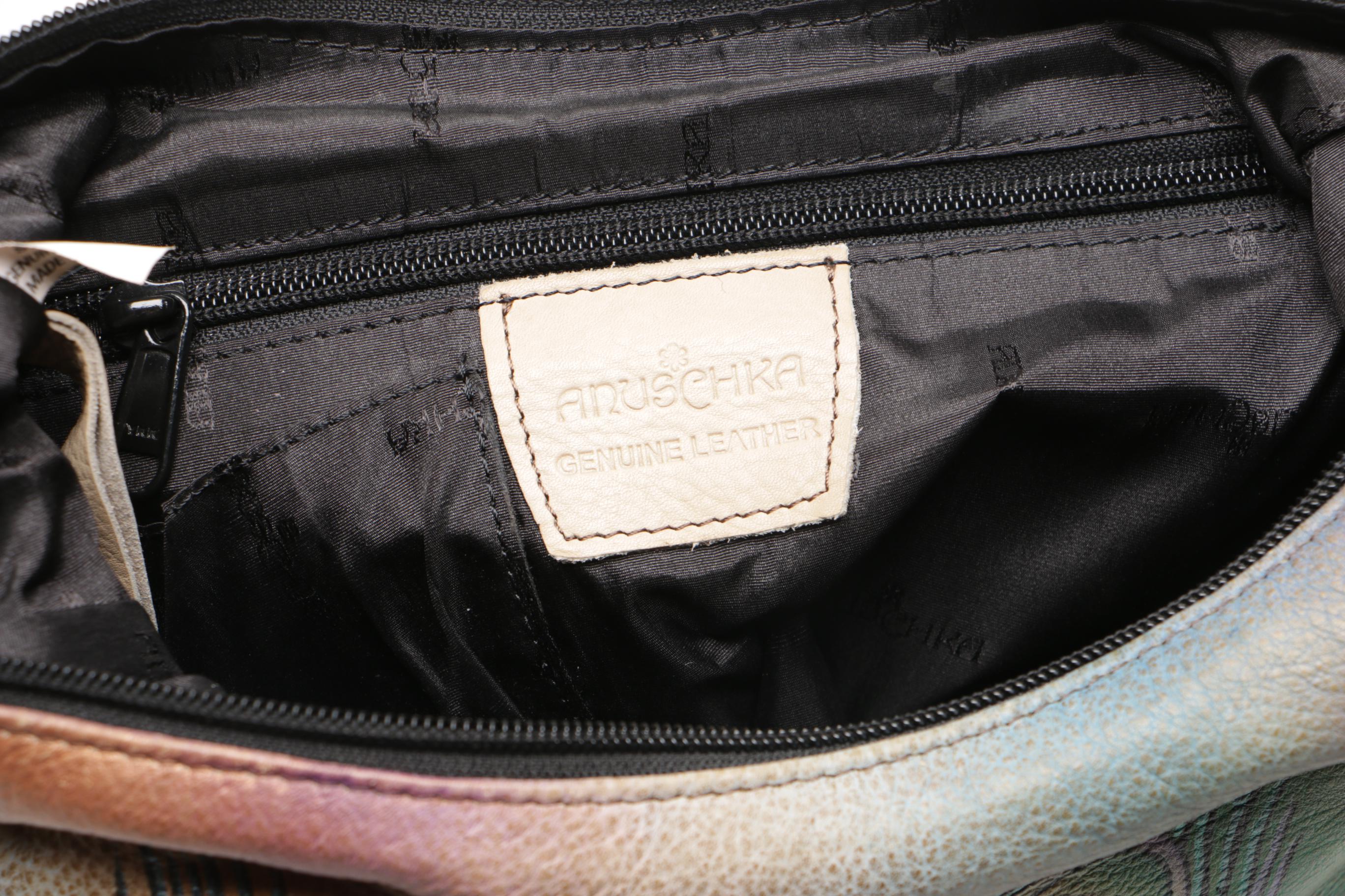 Hand Painted Leather Bags Featuring Biacci