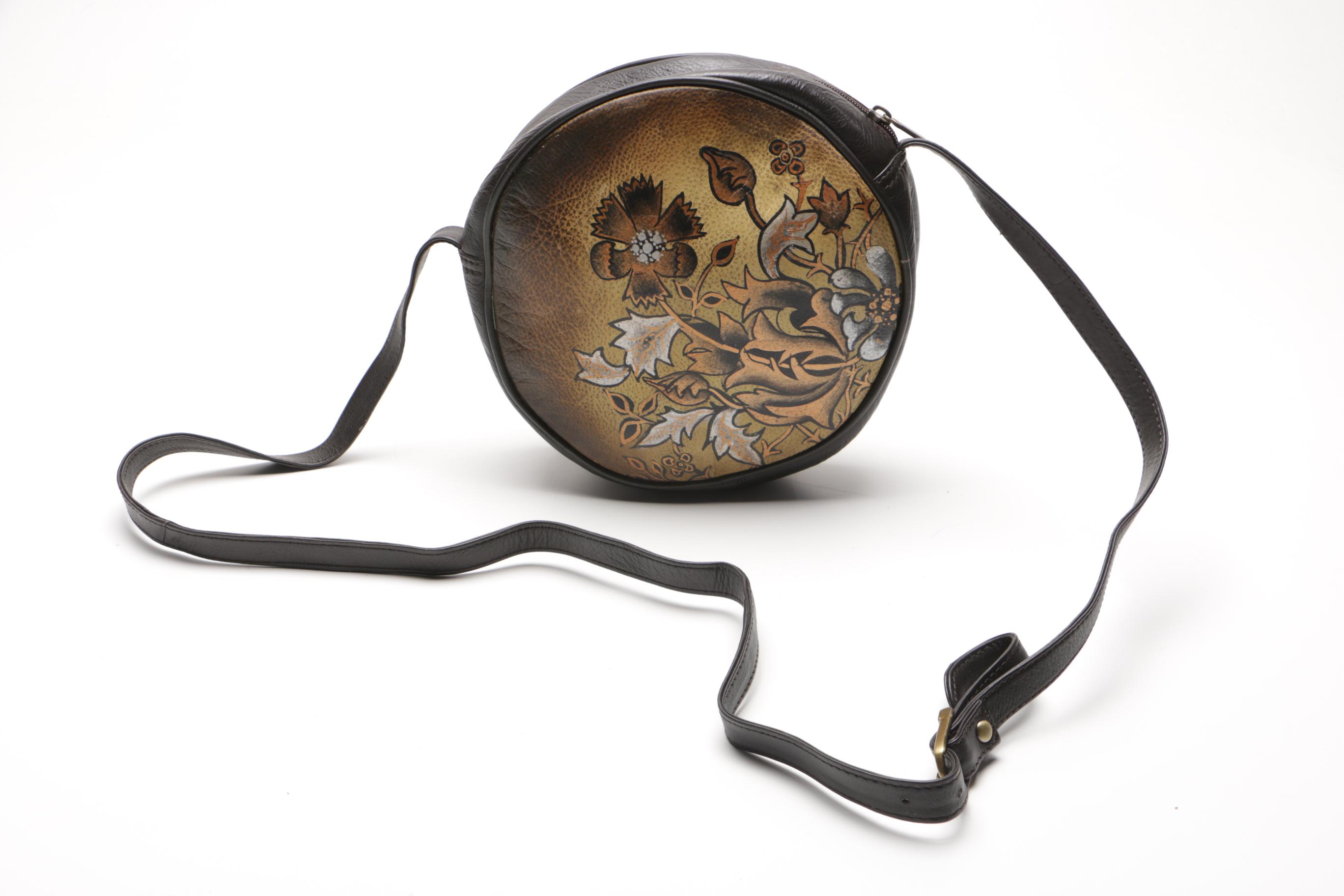 Hand Painted Leather Bags Featuring Biacci