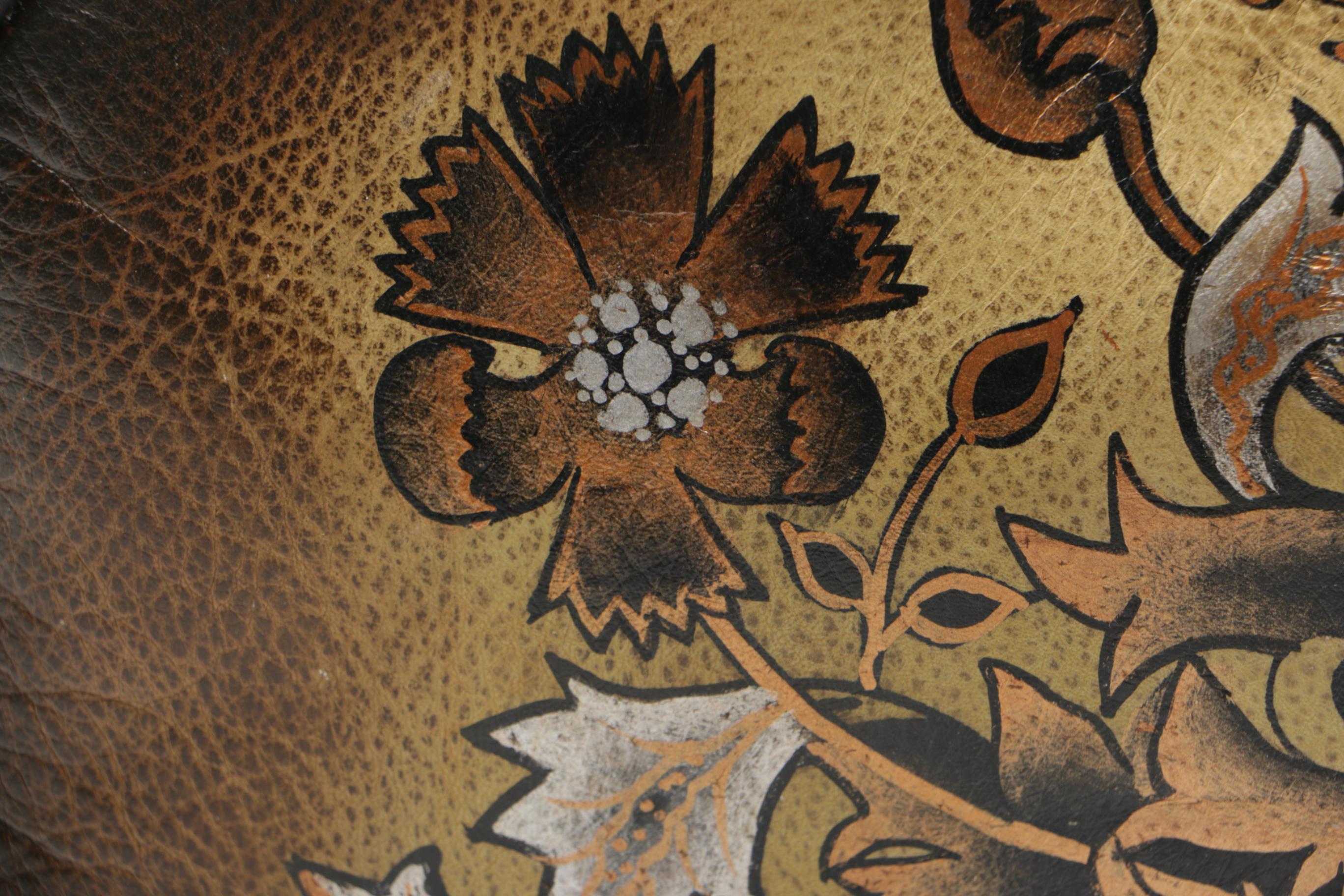 Hand Painted Leather Bags Featuring Biacci