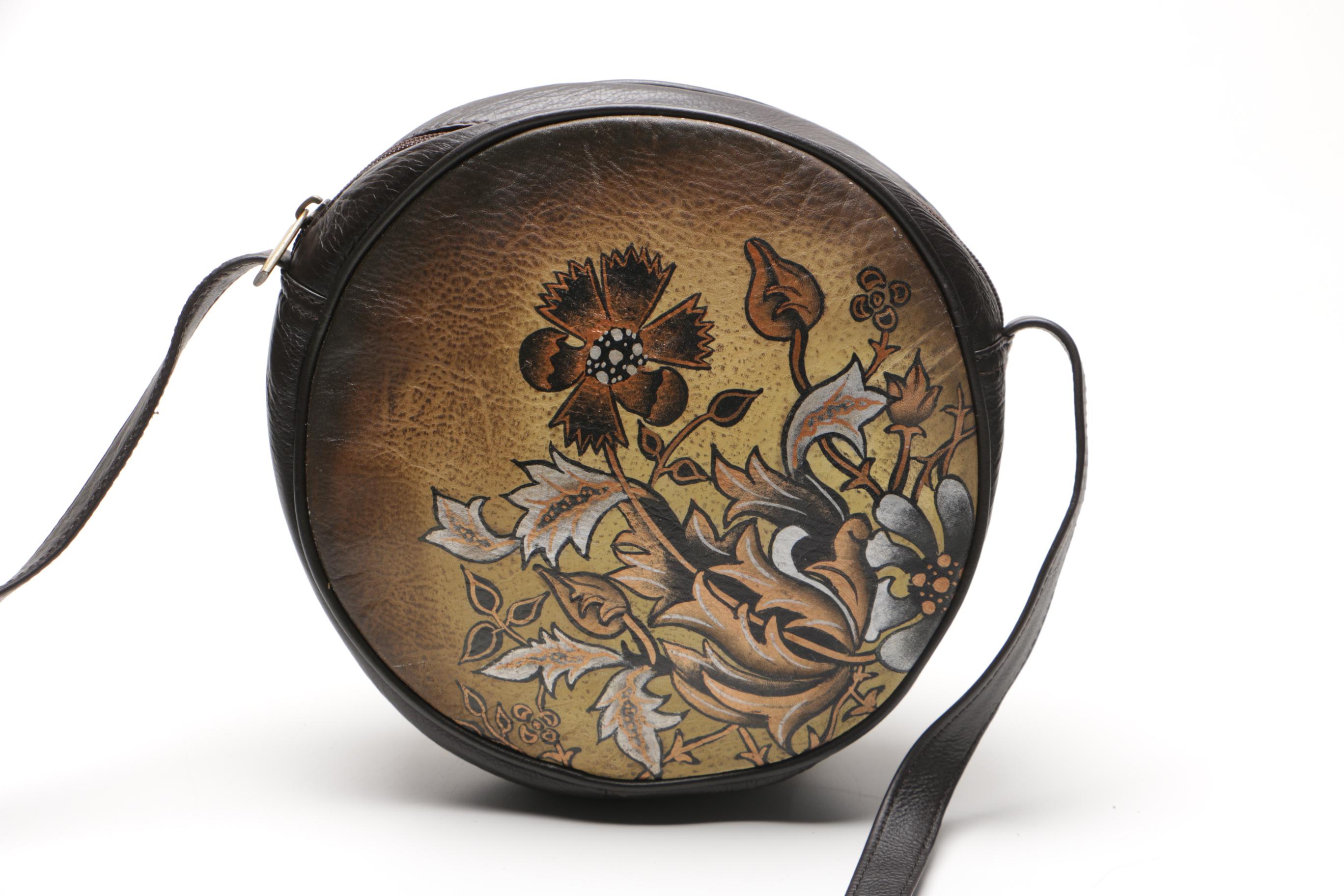 Hand Painted Leather Bags Featuring Biacci