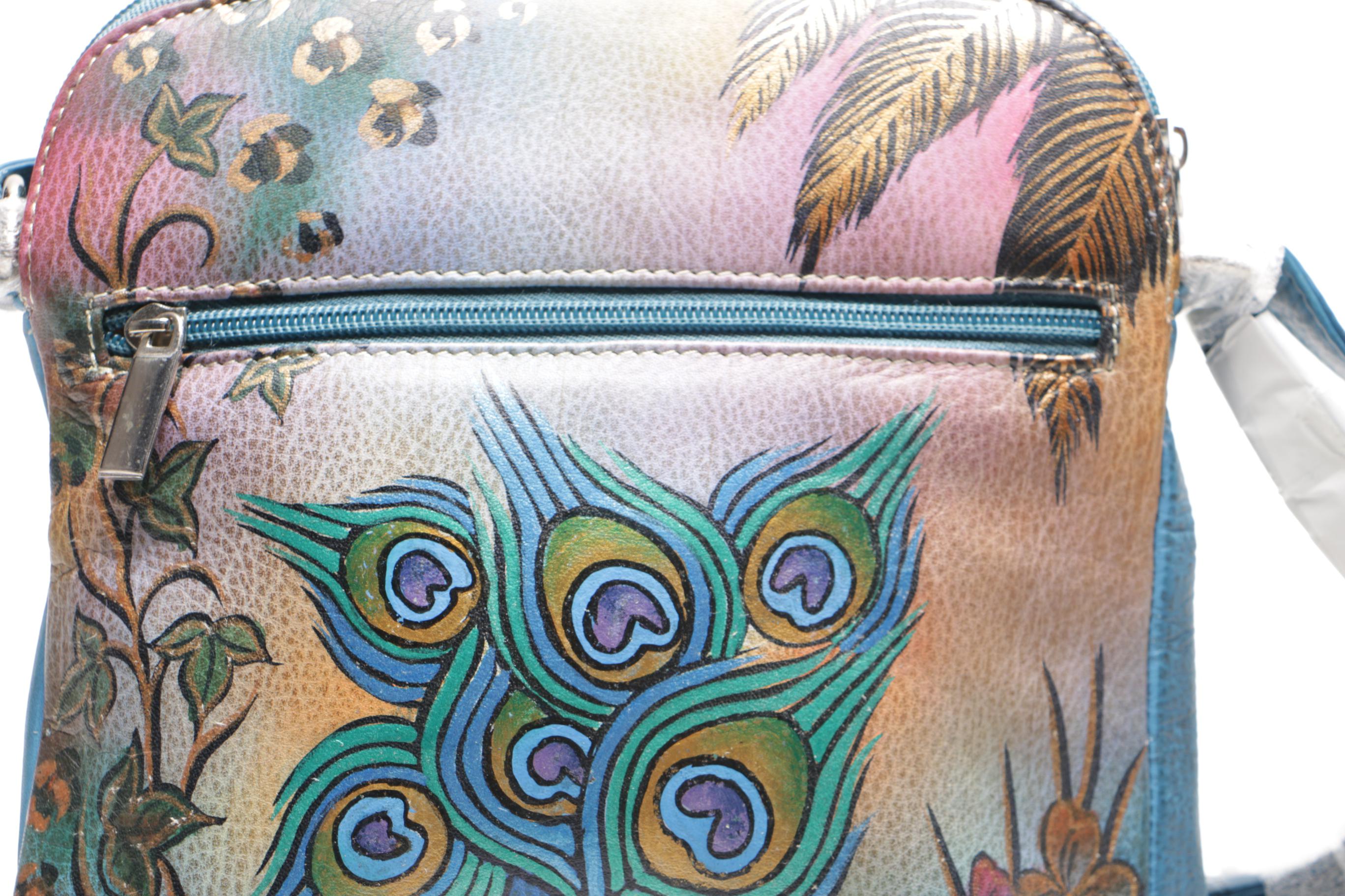Hand Painted Leather Bags Featuring Biacci