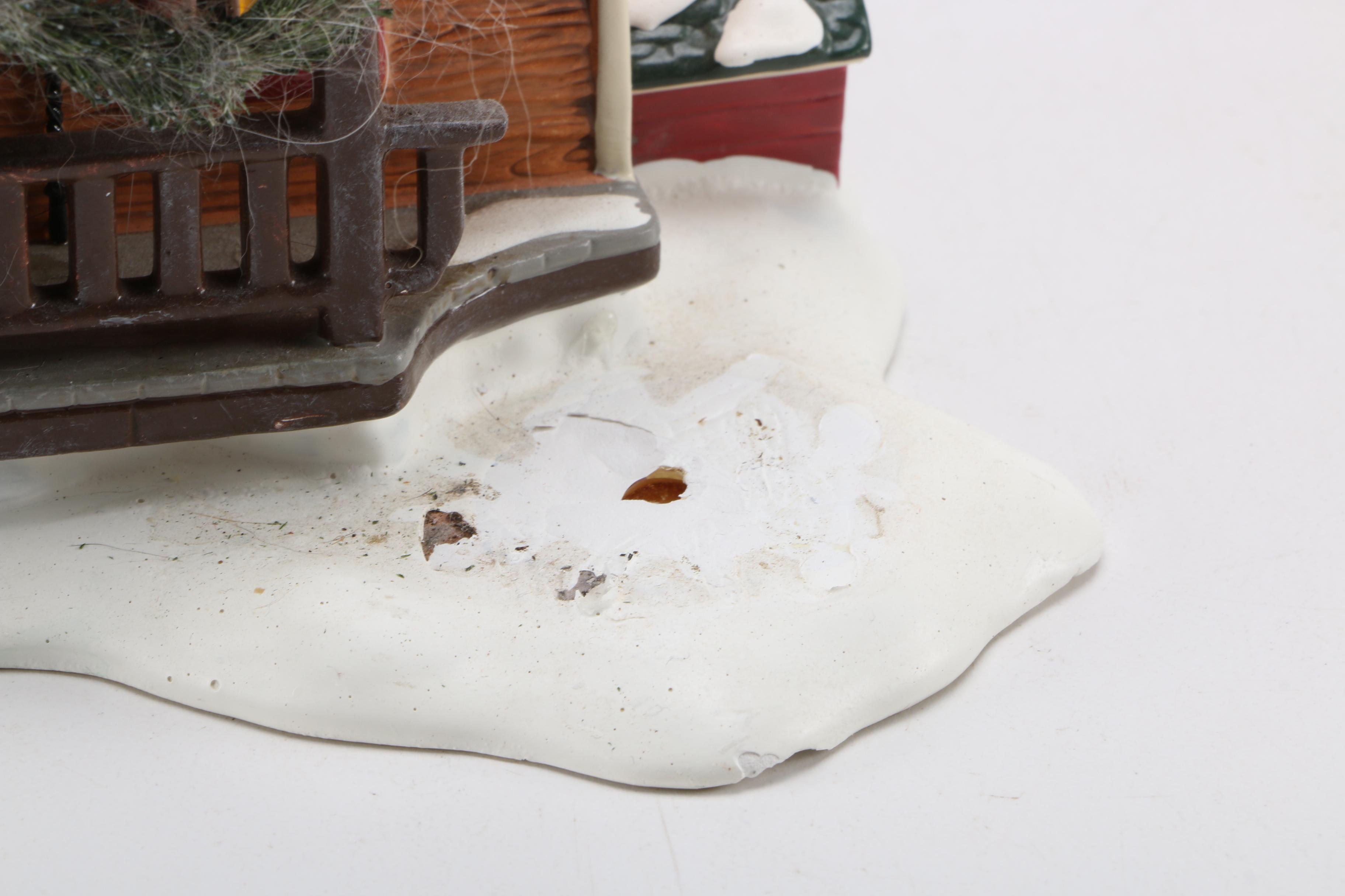 Department 56 Ceramic "Snow Village" Model Buildings