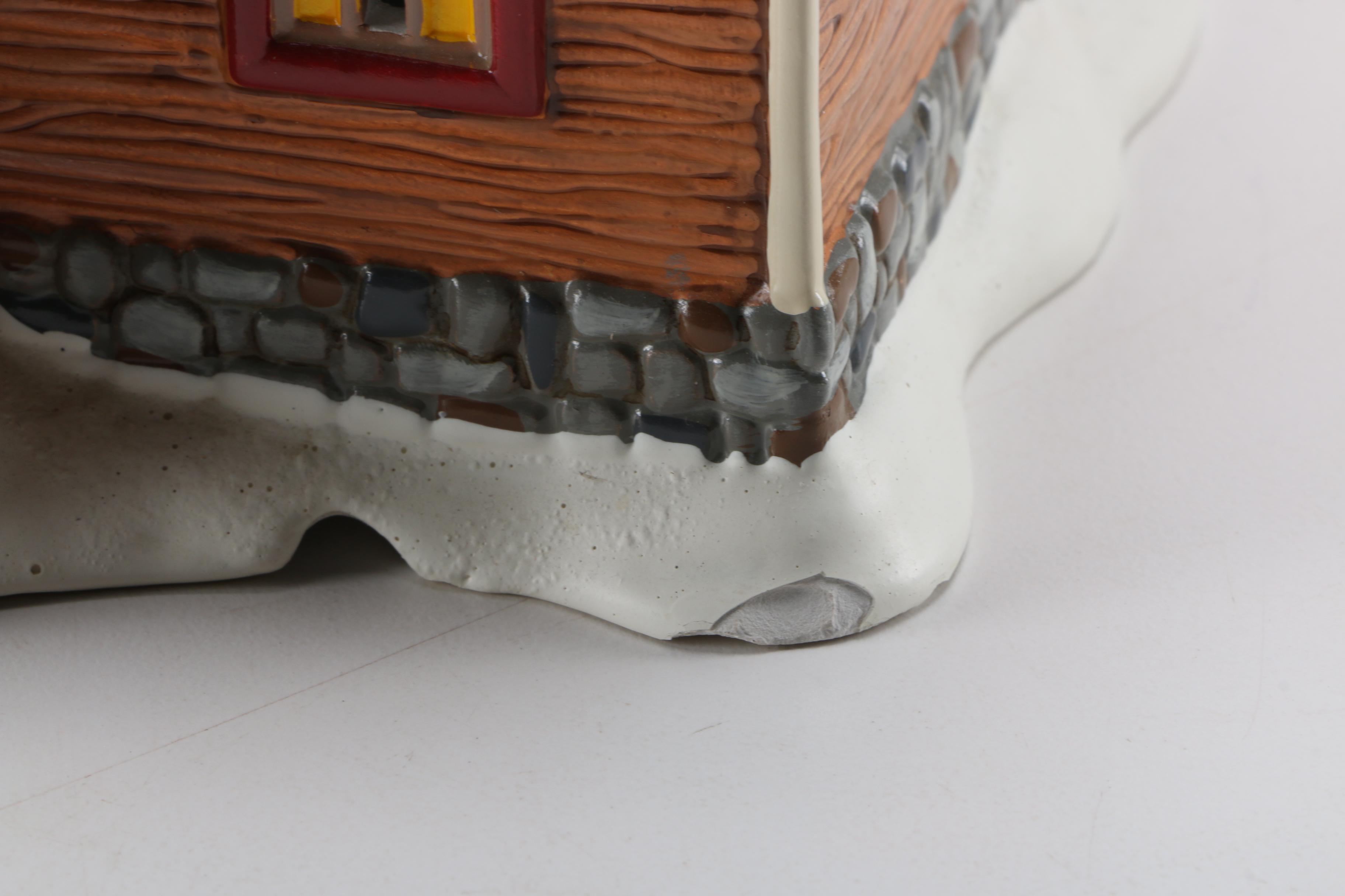 Department 56 Ceramic "Snow Village" Model Buildings