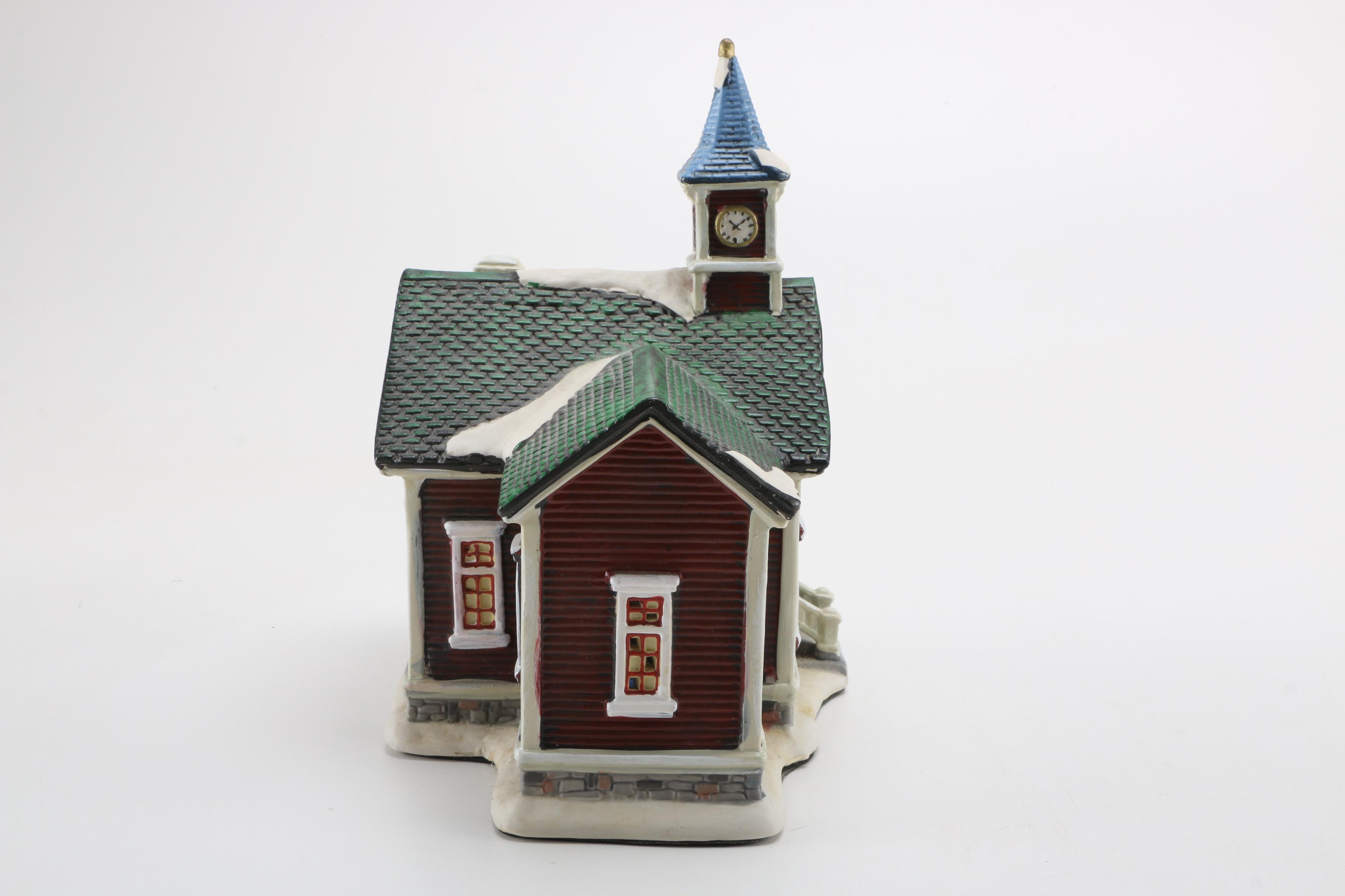 Department 56 Ceramic "Snow Village" Model Buildings