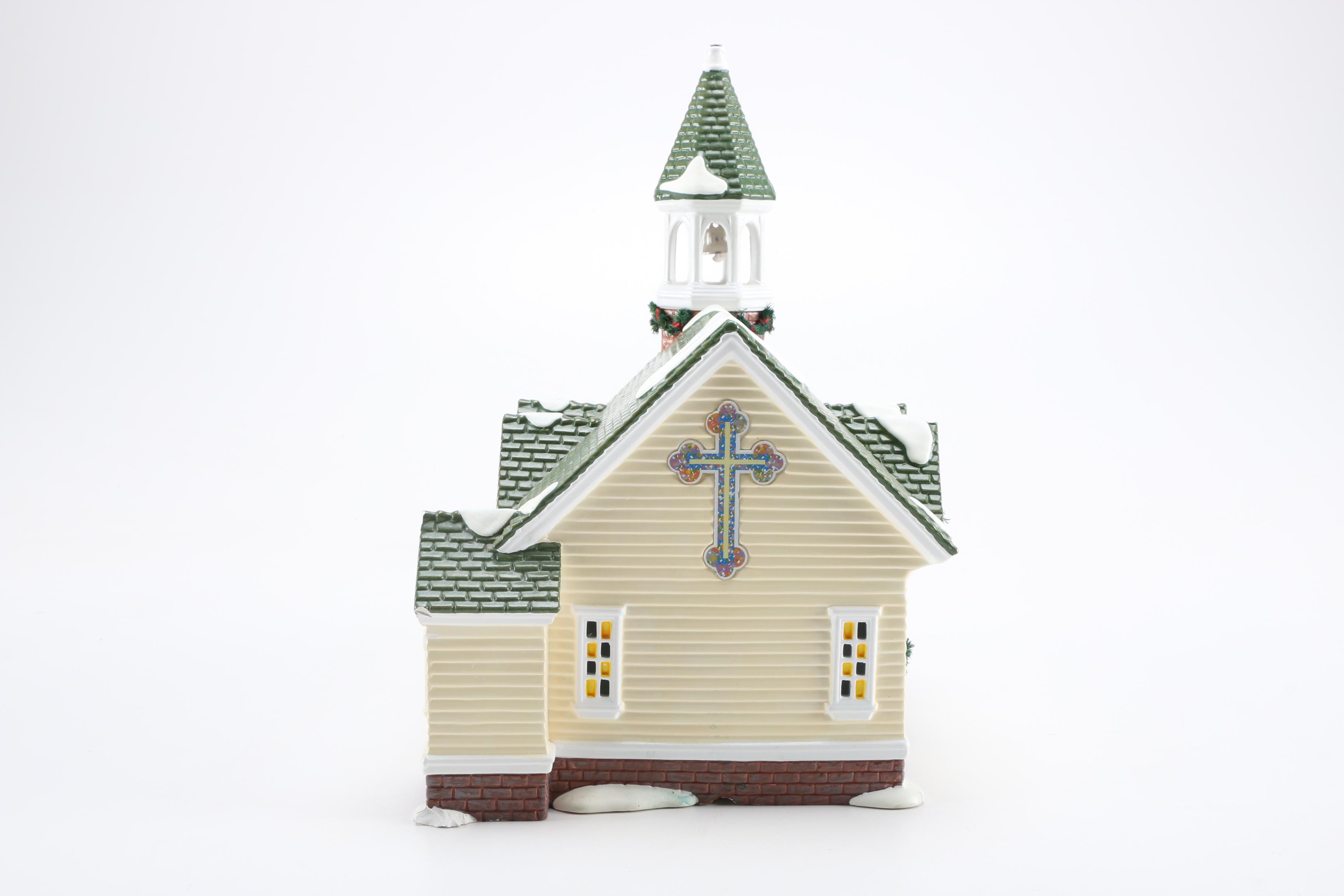 Department 56 Ceramic "Snow Village" Model Buildings