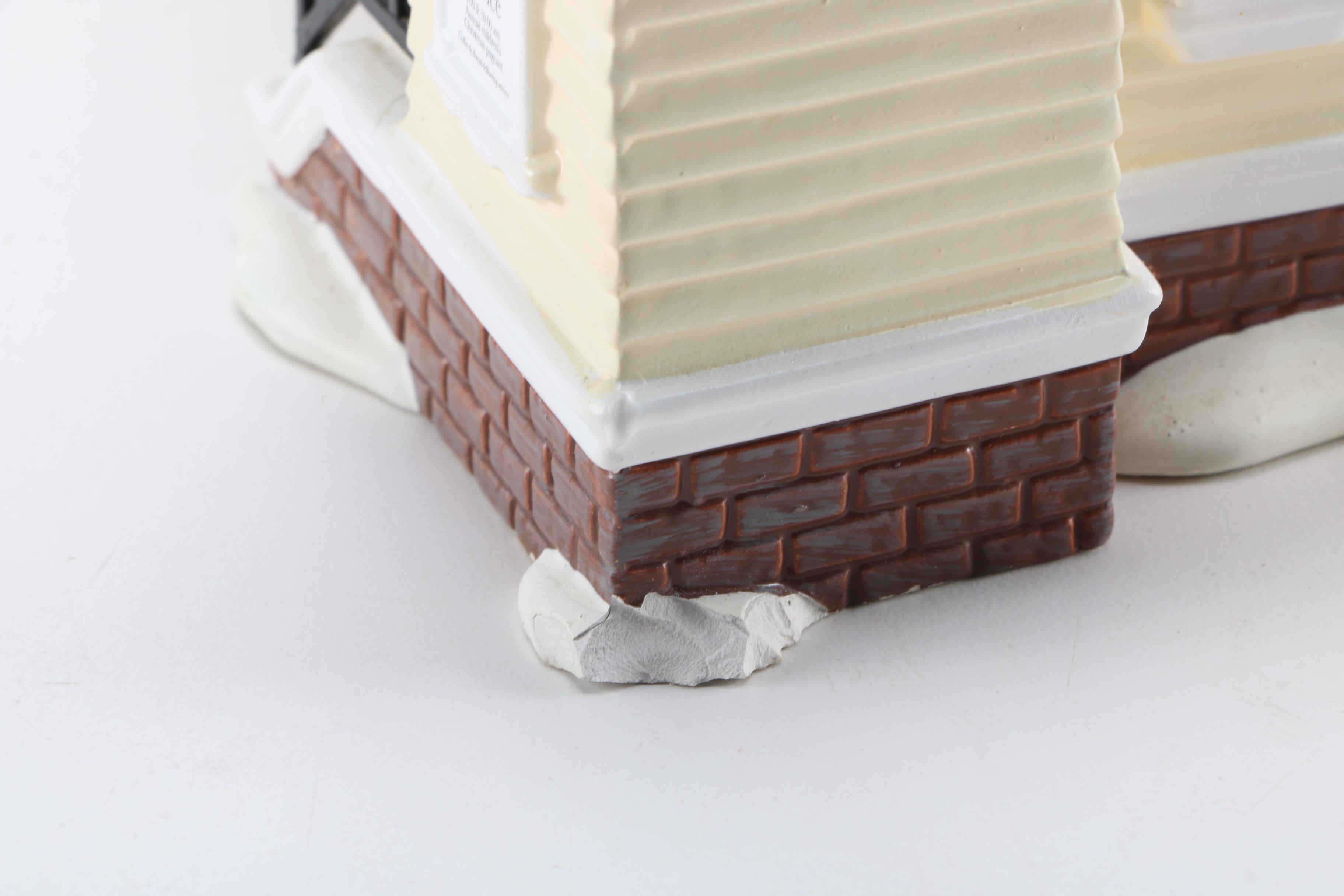 Department 56 Ceramic "Snow Village" Model Buildings