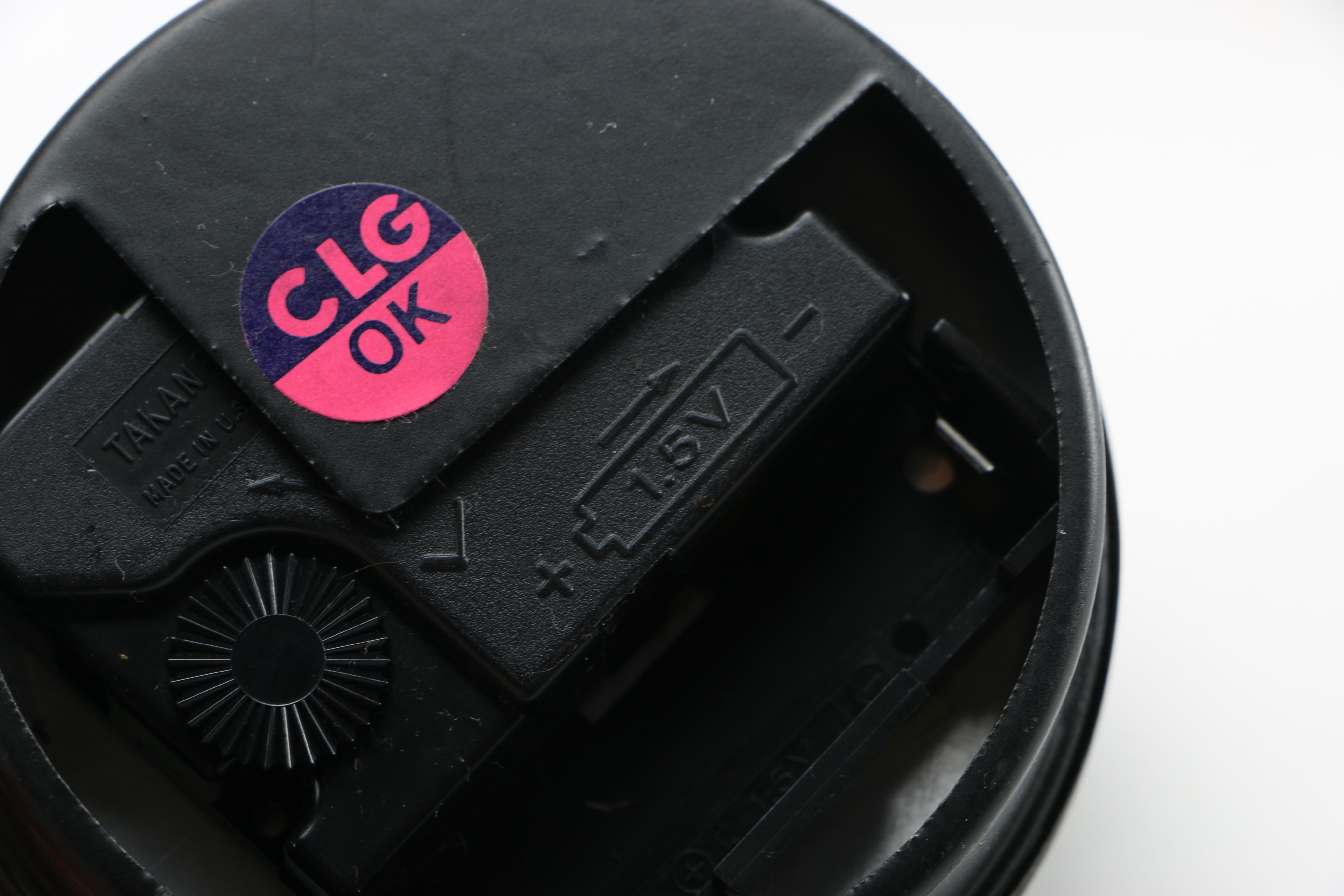 Vintage Gold Wave Fan and Clock