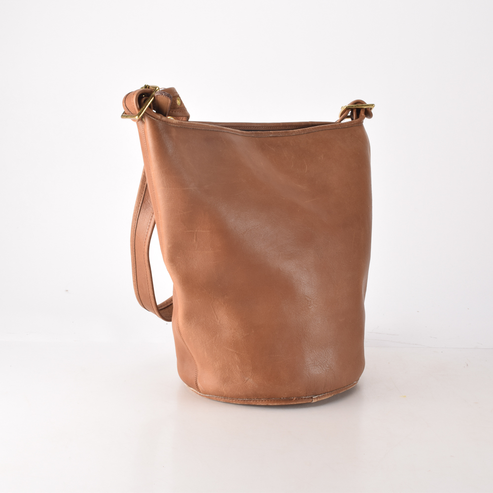 Vintage Coach Duffle Bucket Bag