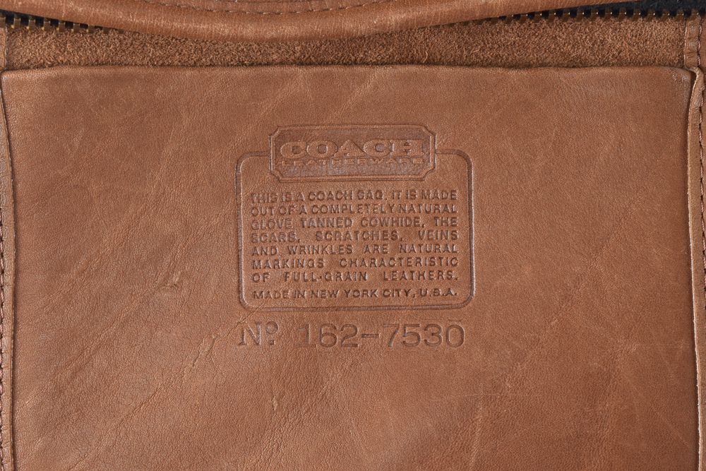 Vintage Coach Duffle Bucket Bag