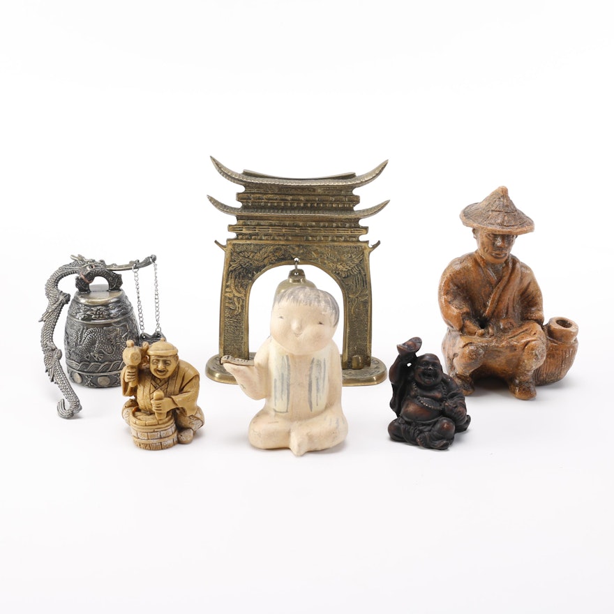 East Asian Figurines and Bells