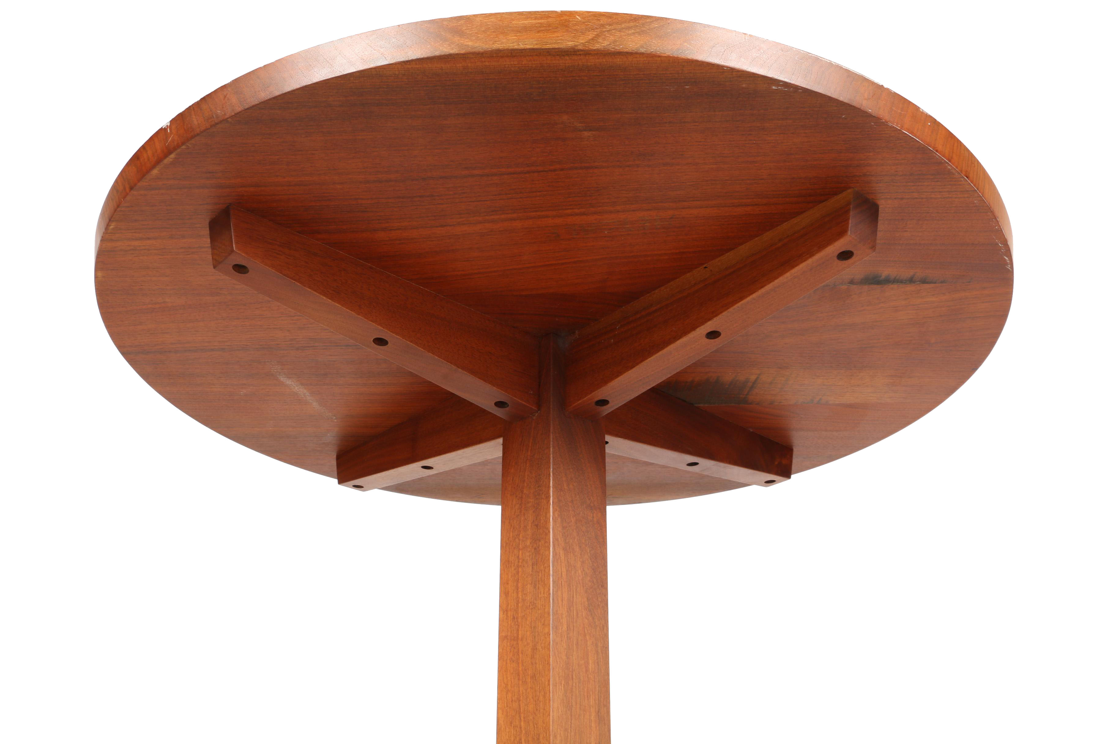 Vintage George Nakashima Round Pedestal Table With Provenance