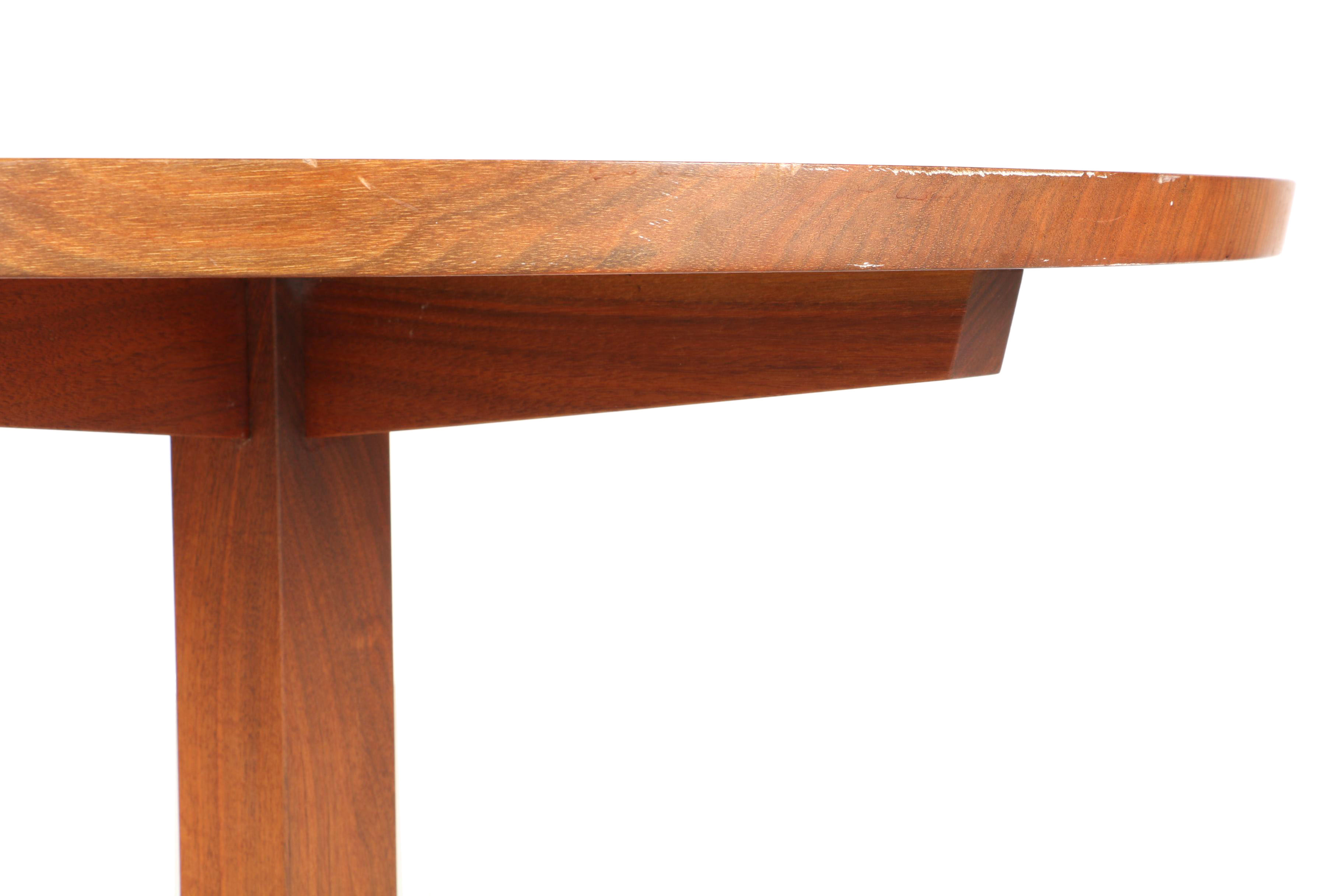 Vintage George Nakashima Round Pedestal Table With Provenance