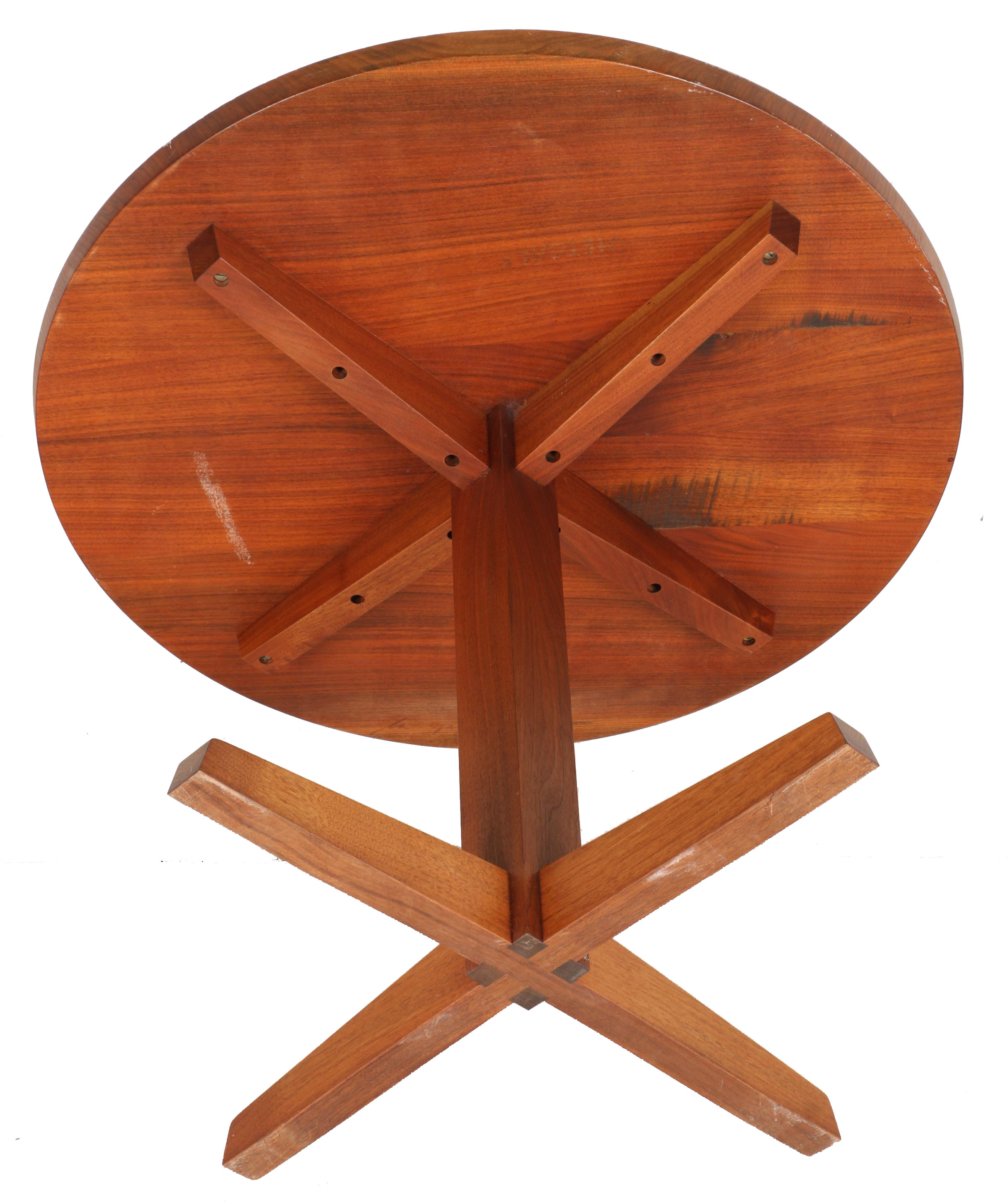 Vintage George Nakashima Round Pedestal Table With Provenance