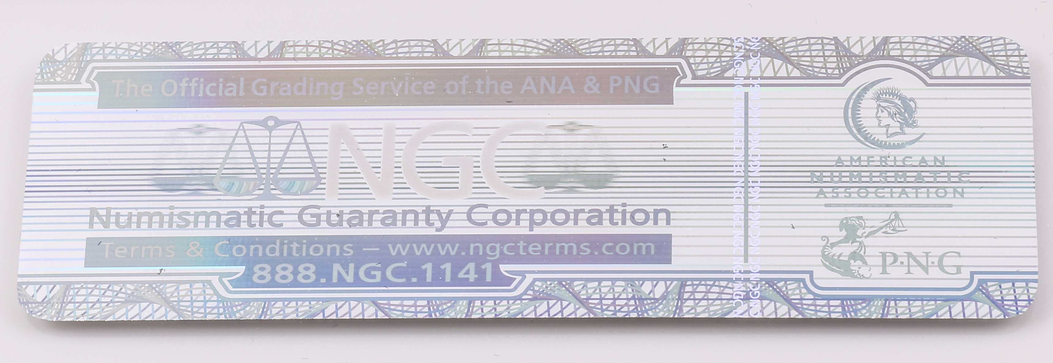 Encapsulated and Graded PF69 (by NGC) 2013 Canadian Fifty Dollar Five Ounce Silver Coin