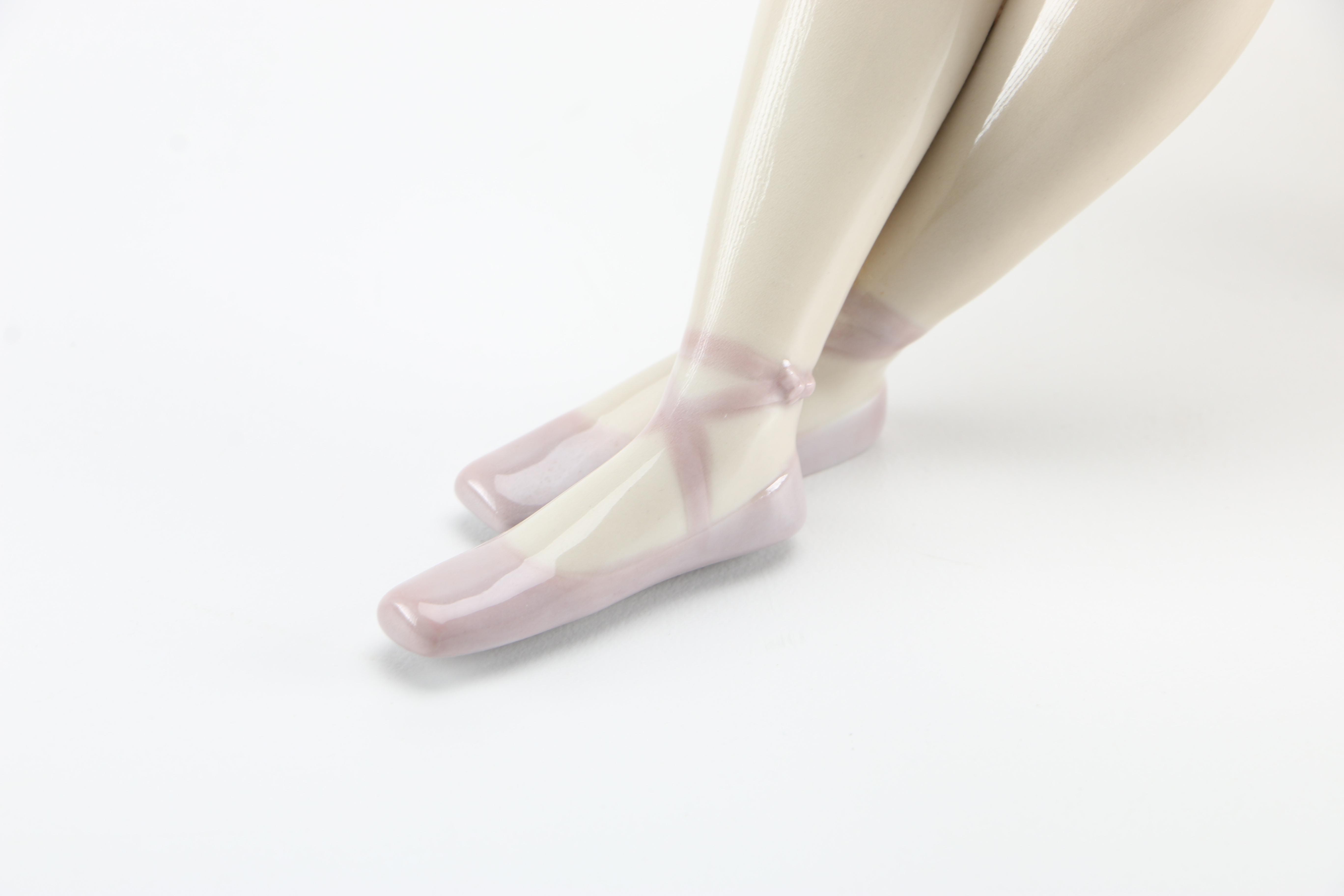 Lladró Seated Ballerina