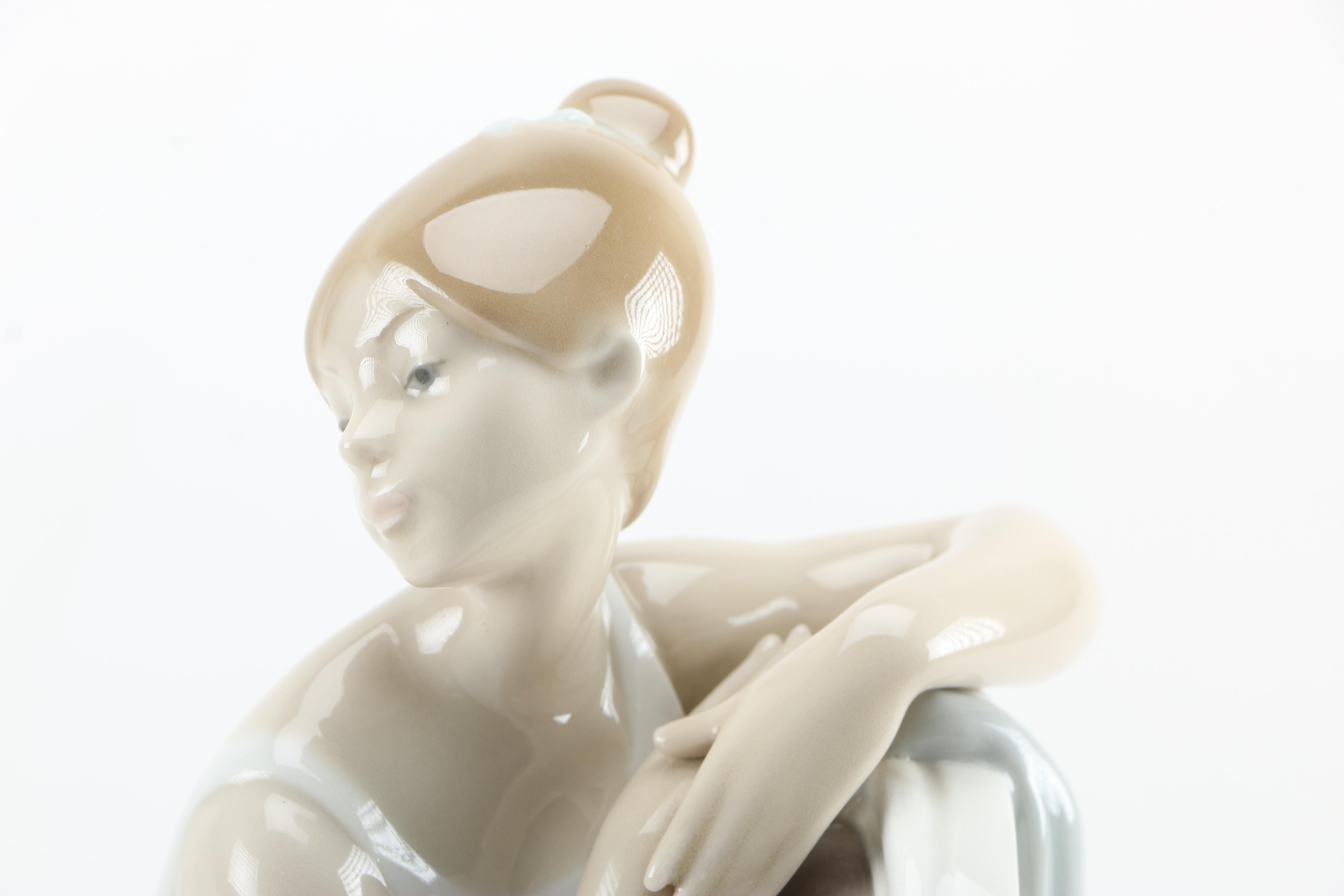 Lladró Seated Ballerina