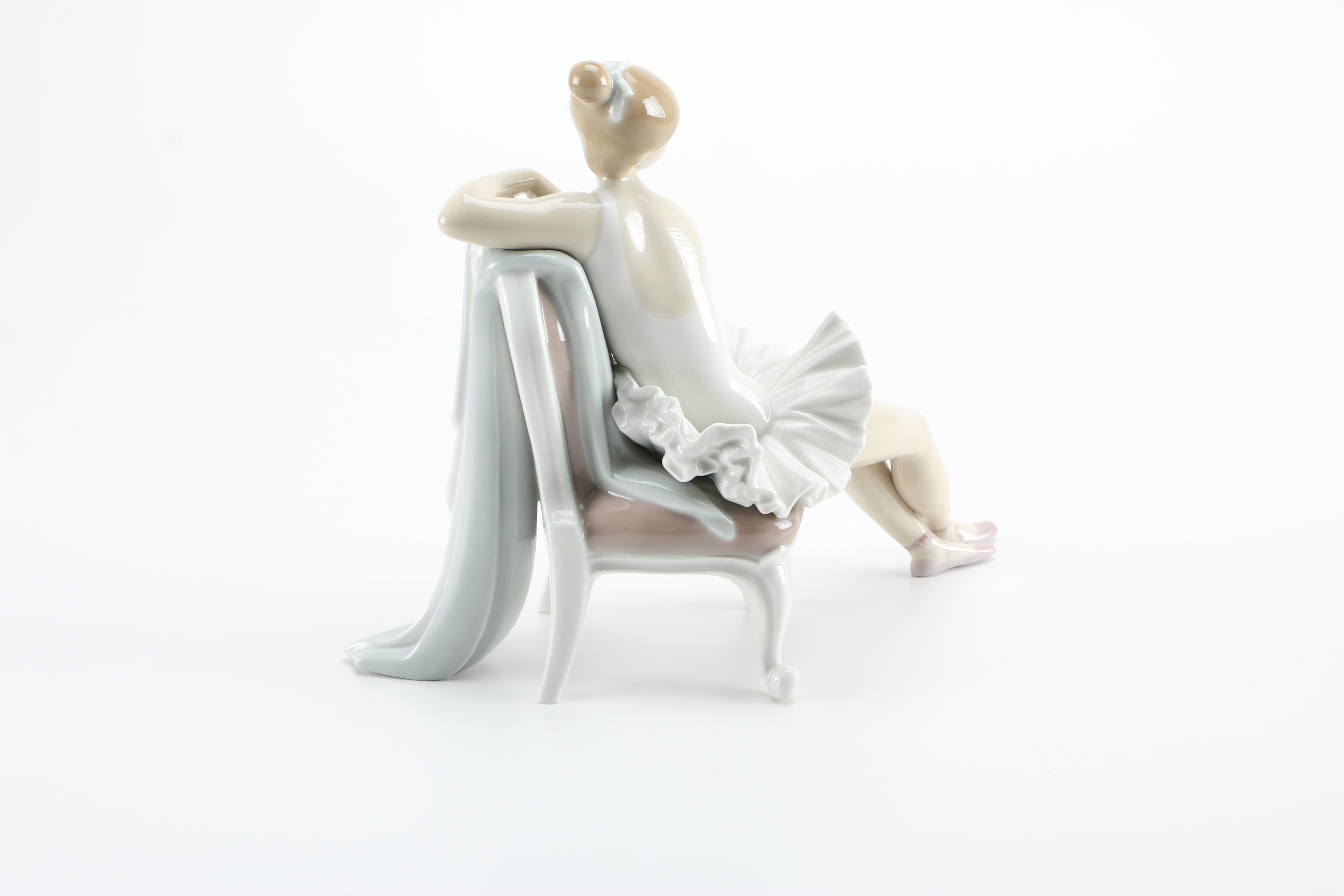 Lladró Seated Ballerina