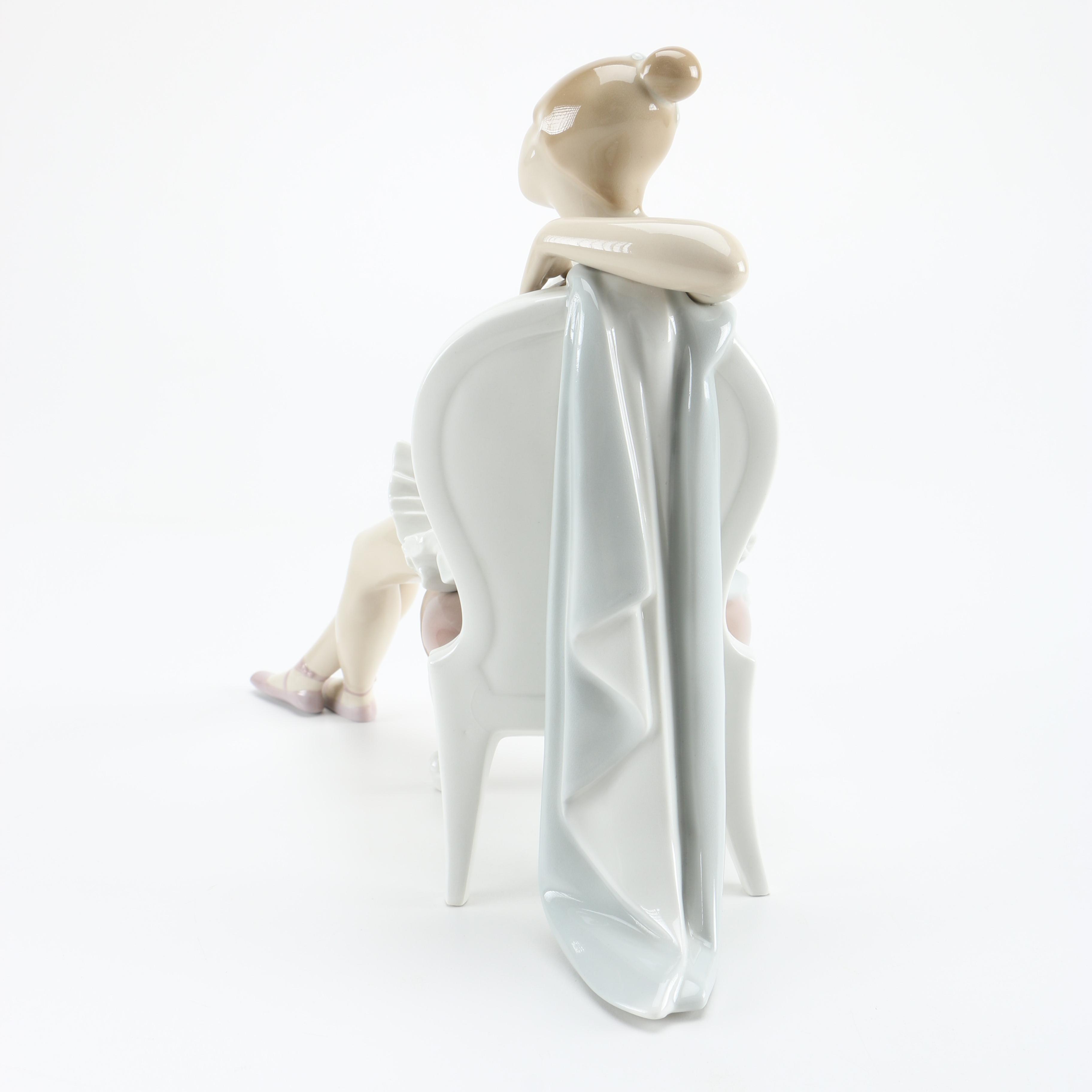 Lladró Seated Ballerina