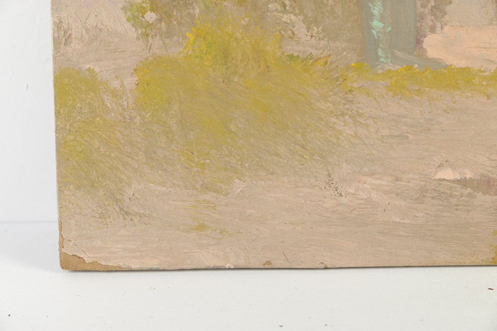 John A. Speer Oil Painting on Board Desert Landscape