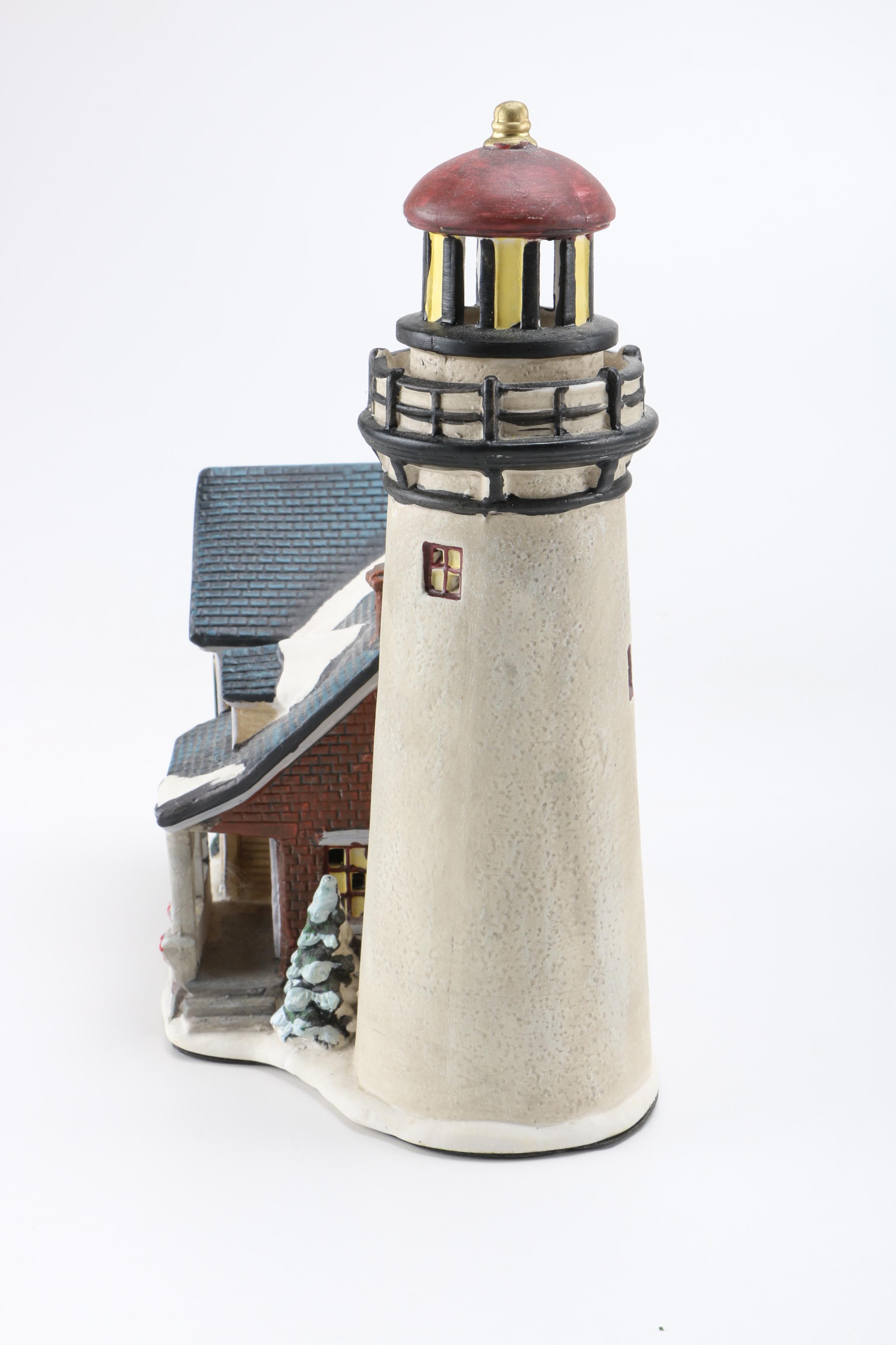 Department 56 Ceramic "Snow Village" Model Buildings