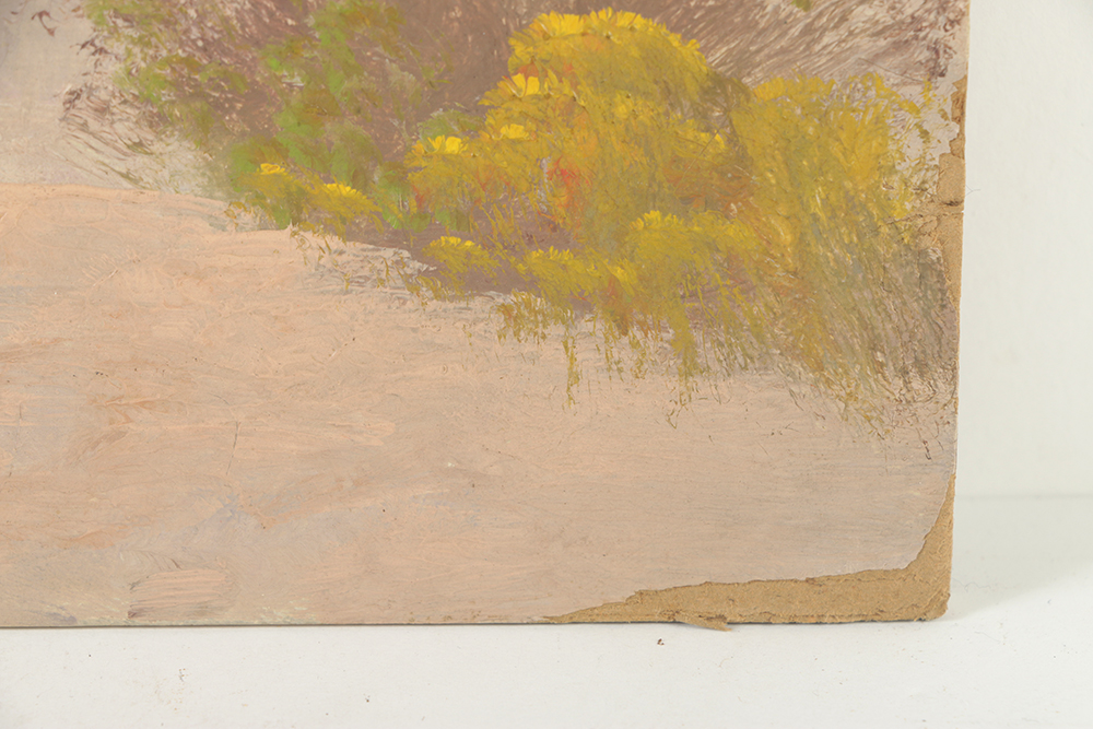 John A. Speer Oil Painting on Board Desert Landscape