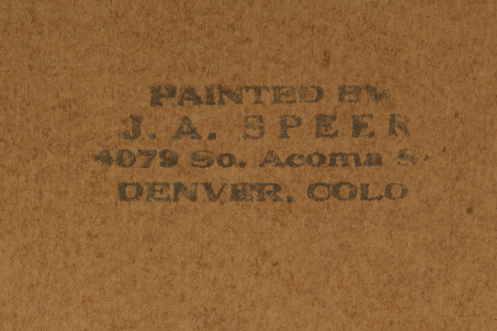 John A. Speer Oil Painting on Board Desert Landscape