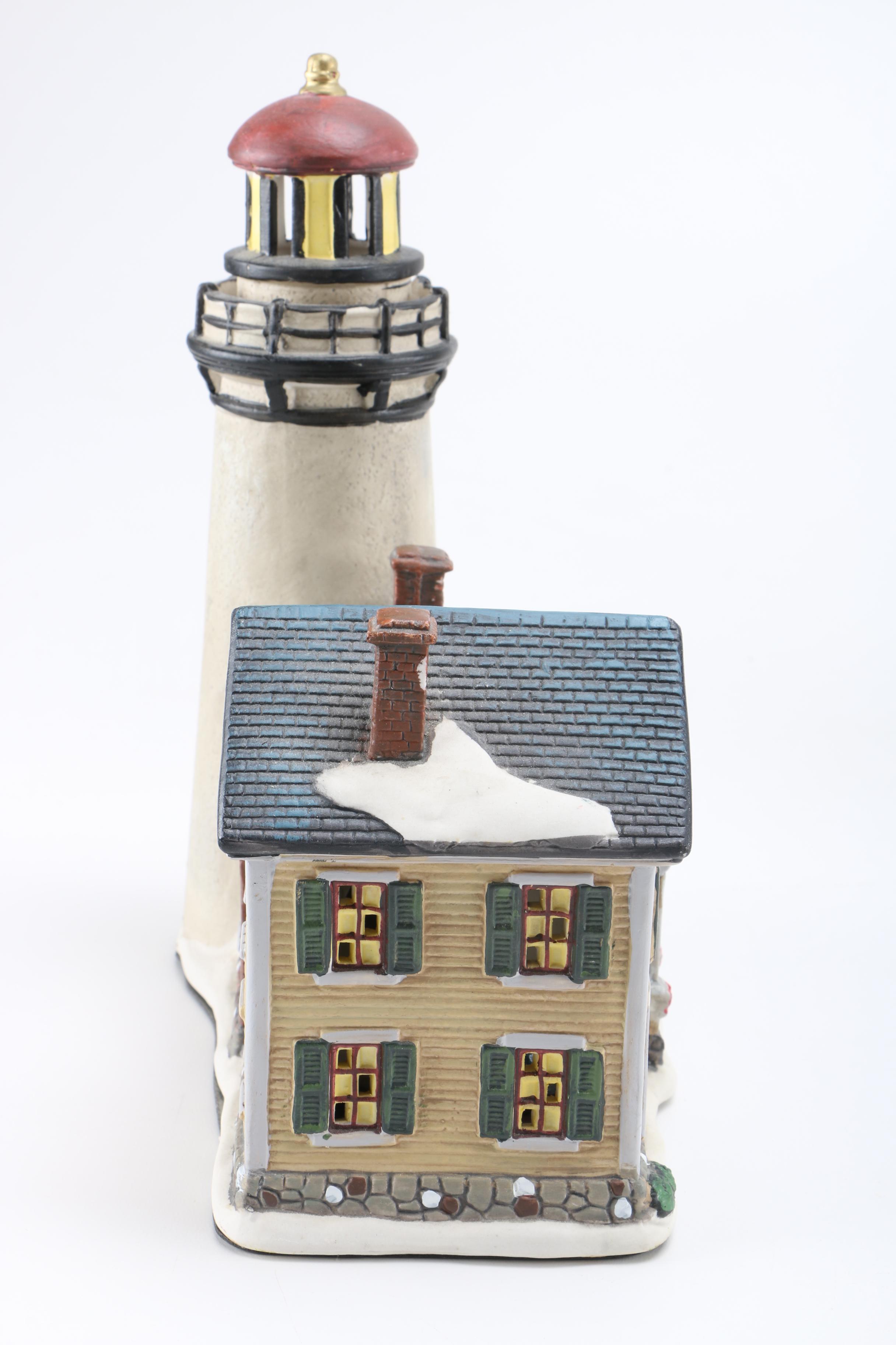 Department 56 Ceramic "Snow Village" Model Buildings