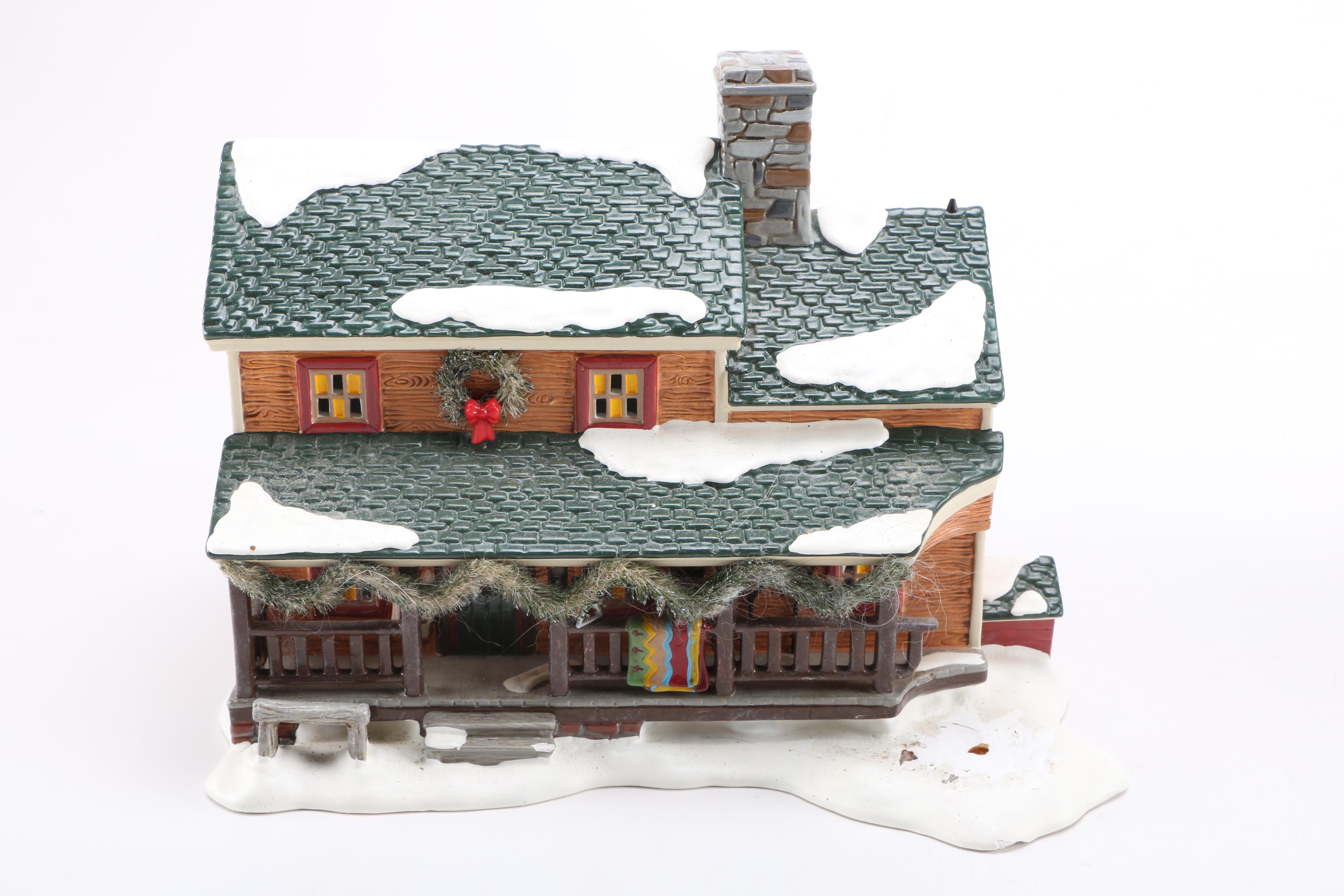 Department 56 Ceramic "Snow Village" Model Buildings