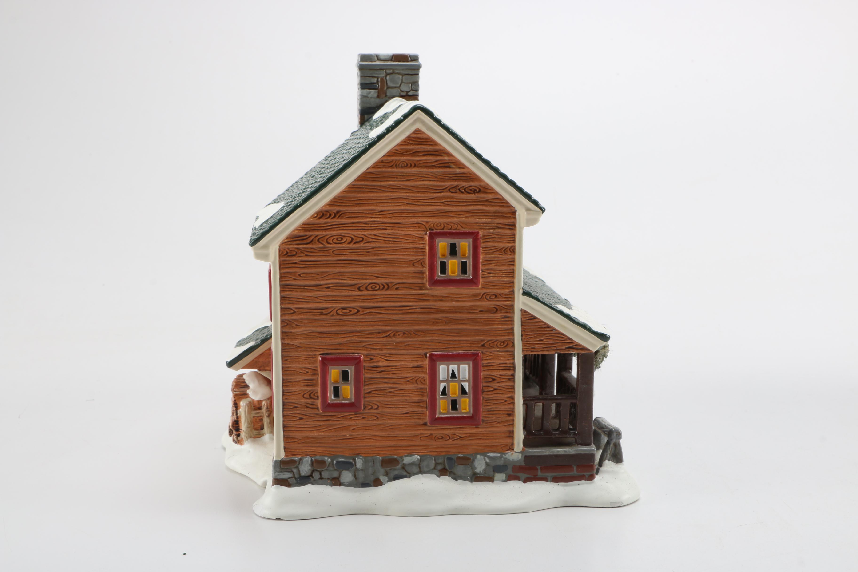 Department 56 Ceramic "Snow Village" Model Buildings