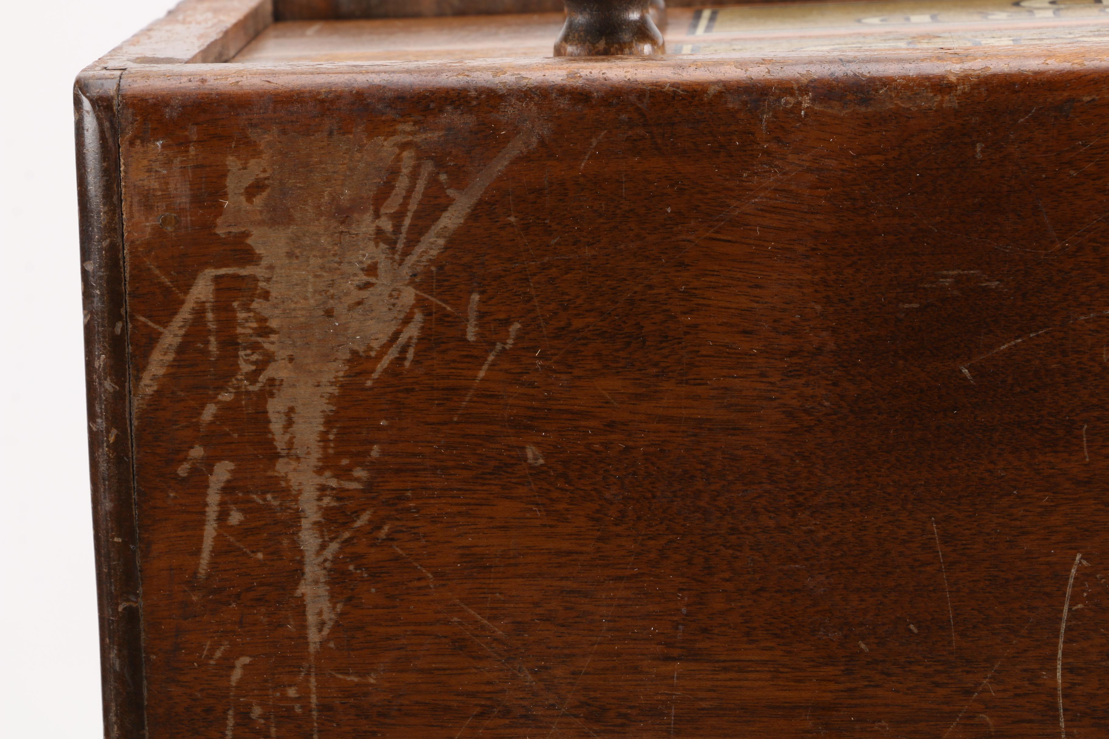 Vintage J. & P. Coats Wooden Thread Box