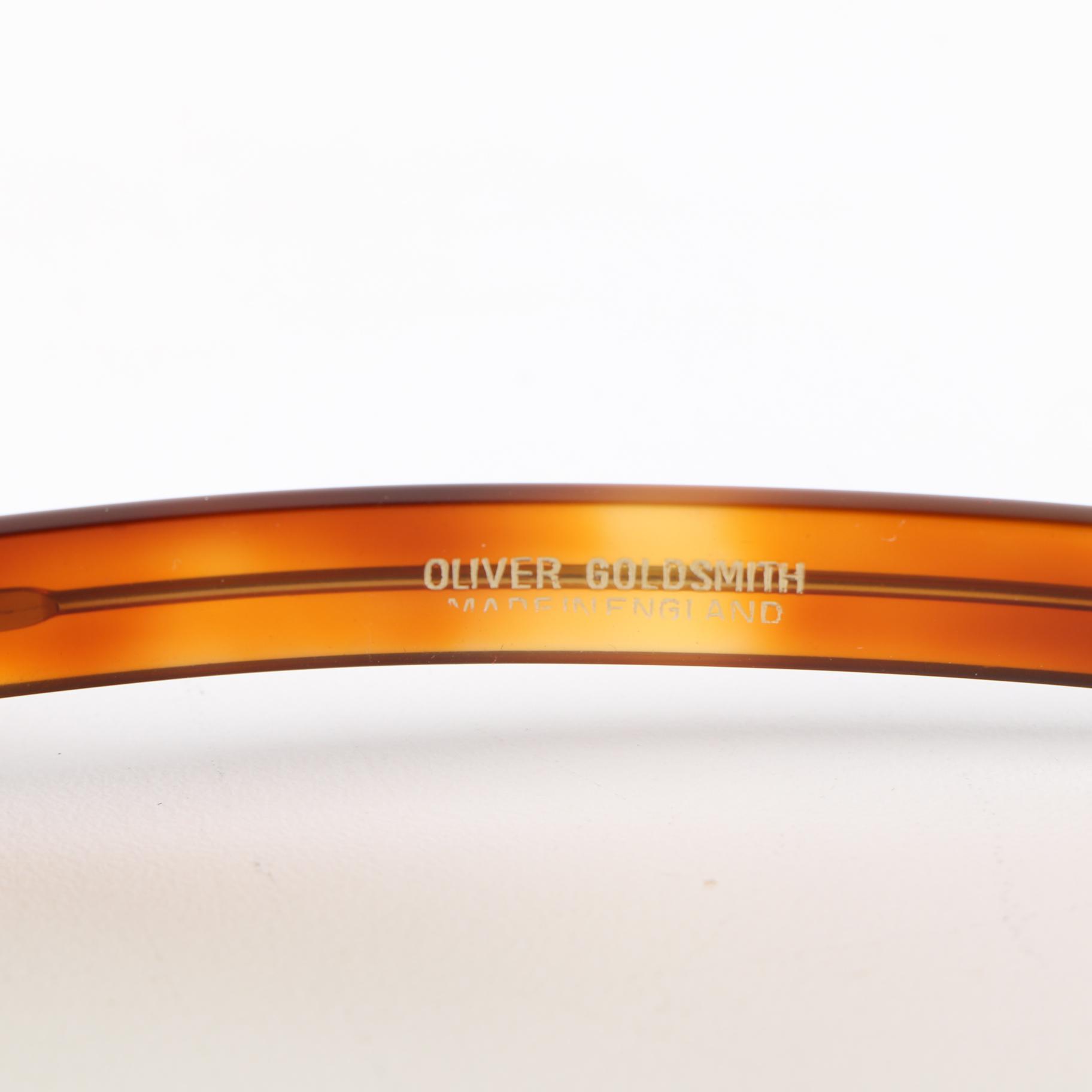 1960s Oliver Goldsmith Pyramid Sunglasses