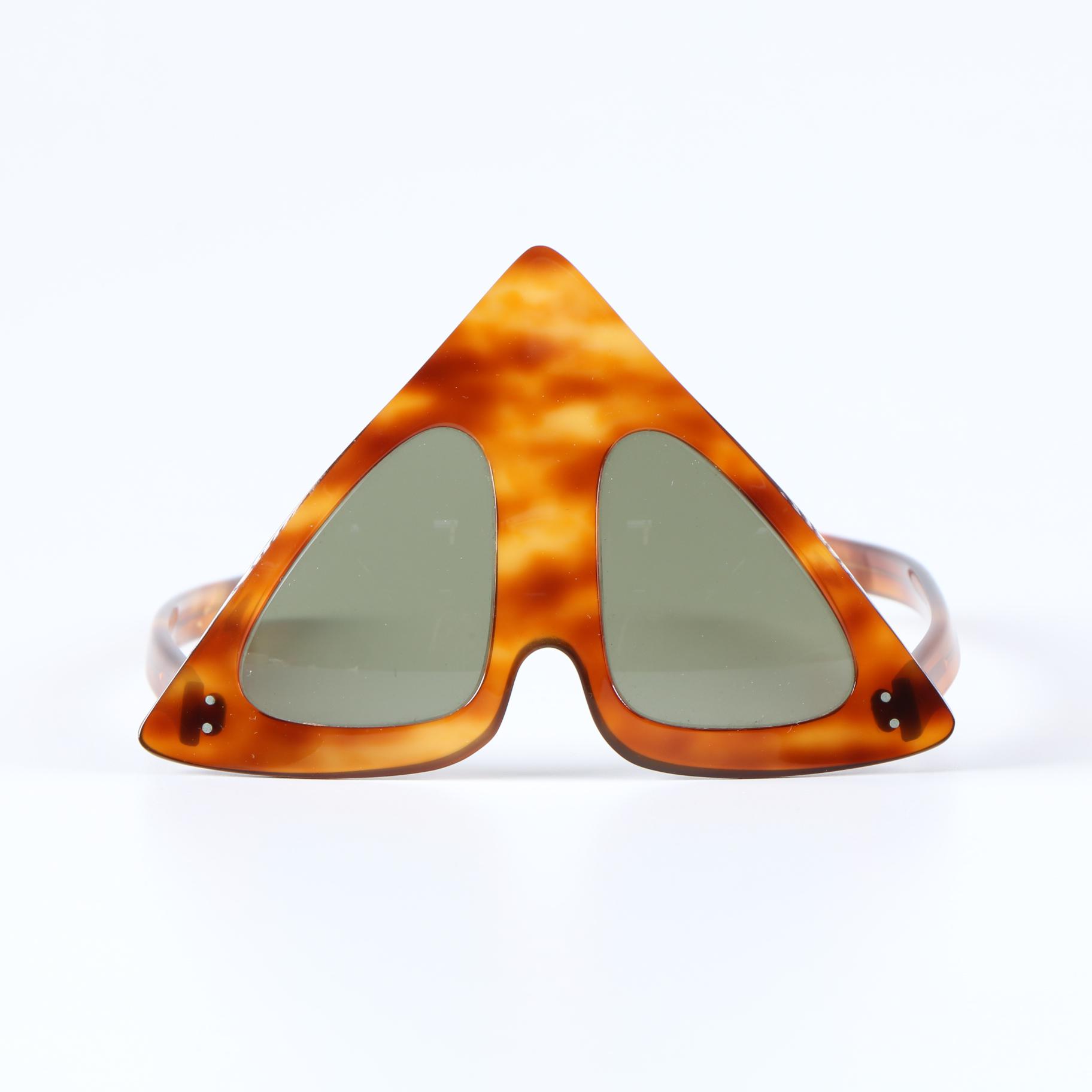 1960s Oliver Goldsmith Pyramid Sunglasses