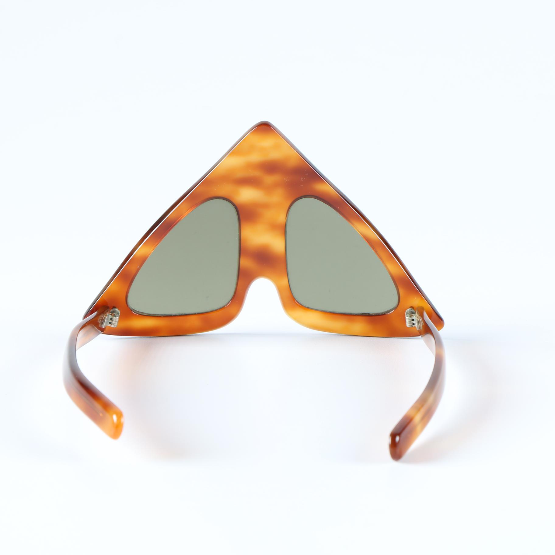 1960s Oliver Goldsmith Pyramid Sunglasses