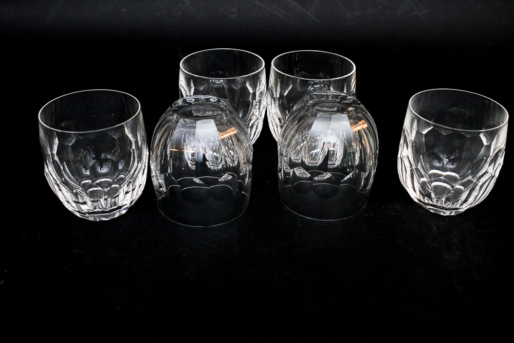 Waterford "Curraghmore" Crystal Old Fashion Glasses
