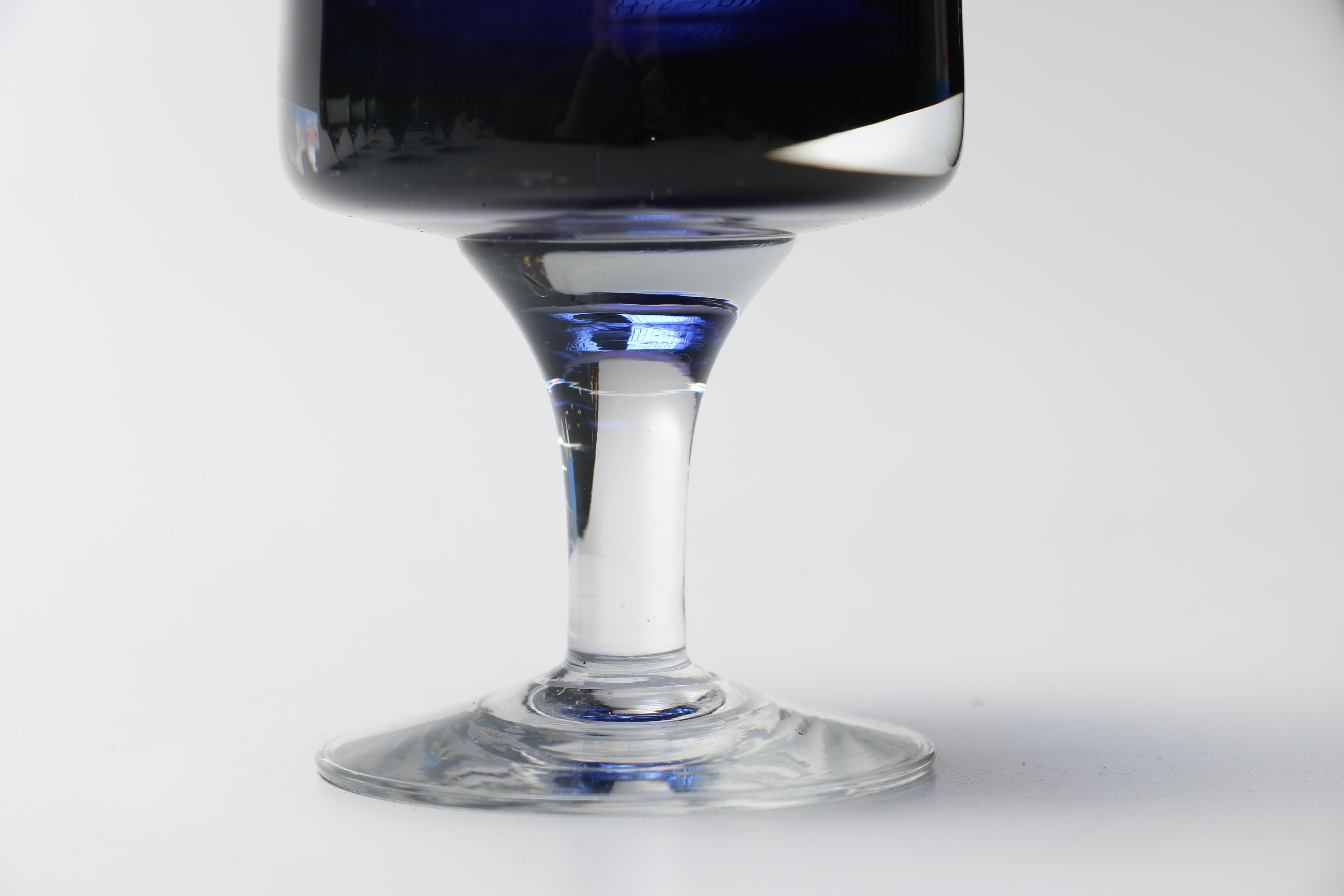 Cobalt Blue Goblets