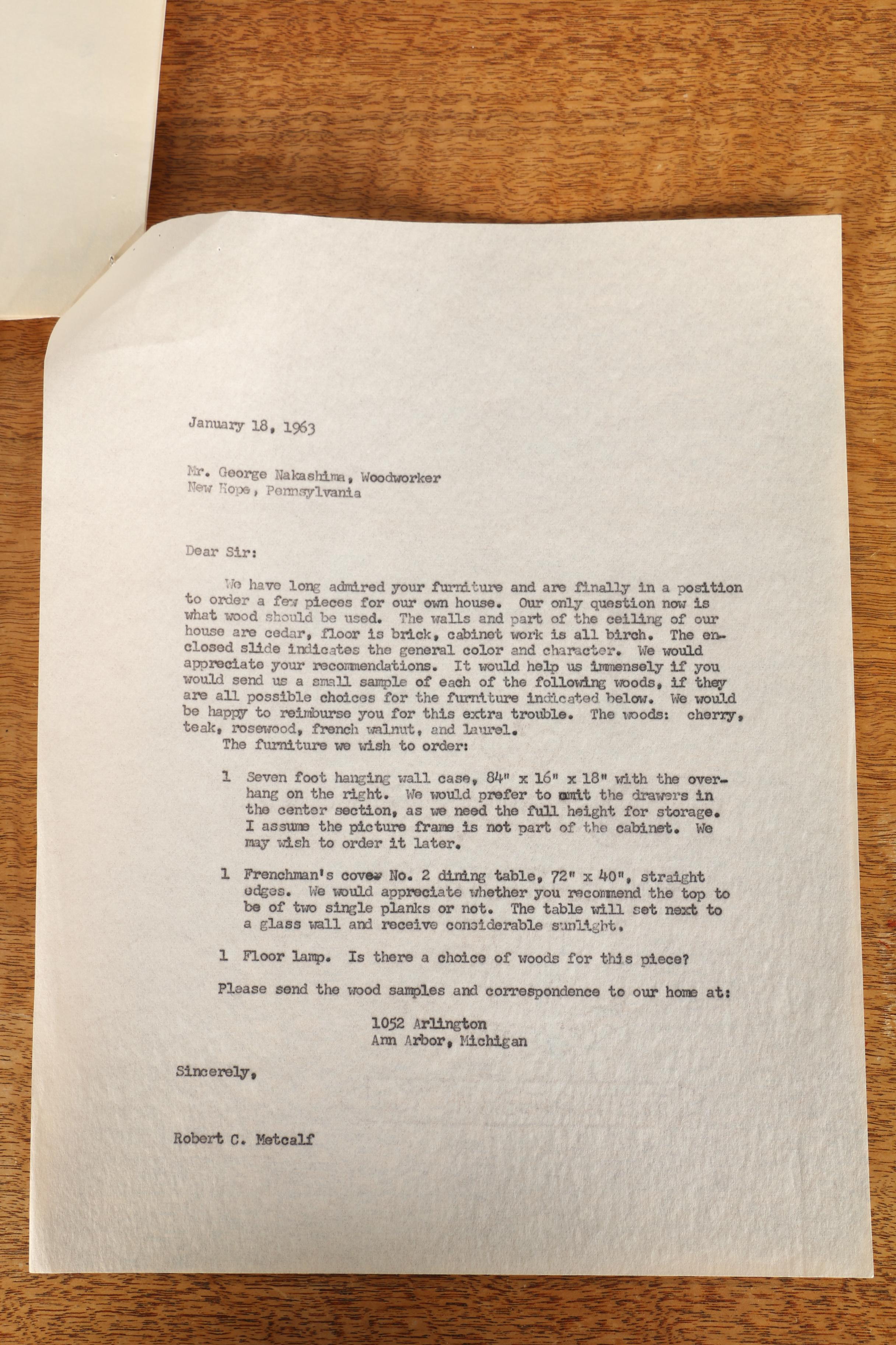 Vintage George Nakashima "Frenchman's Cove II" Dining Table With Provenance