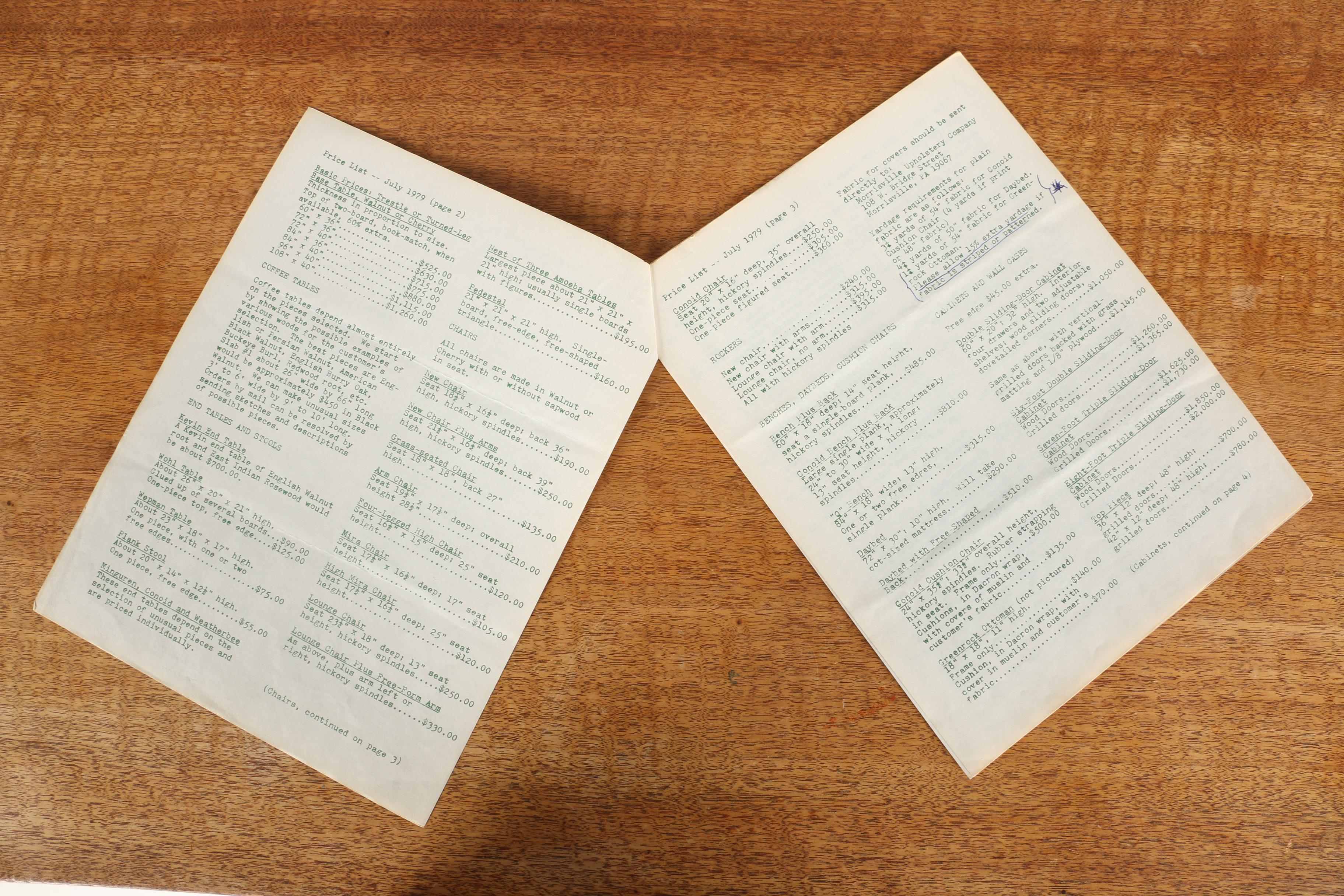 Vintage George Nakashima "Frenchman's Cove II" Dining Table With Provenance