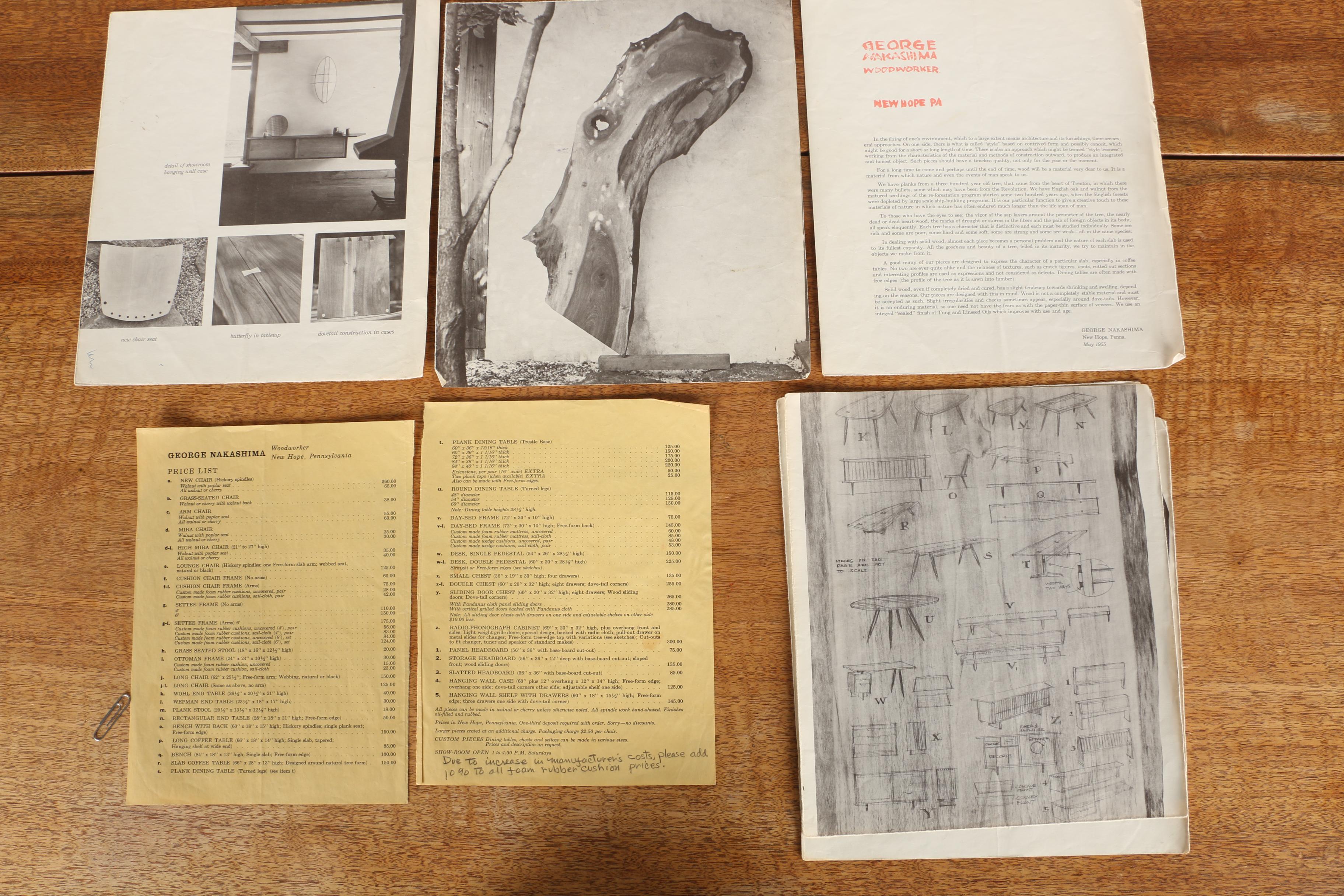 Vintage George Nakashima "Frenchman's Cove II" Dining Table With Provenance