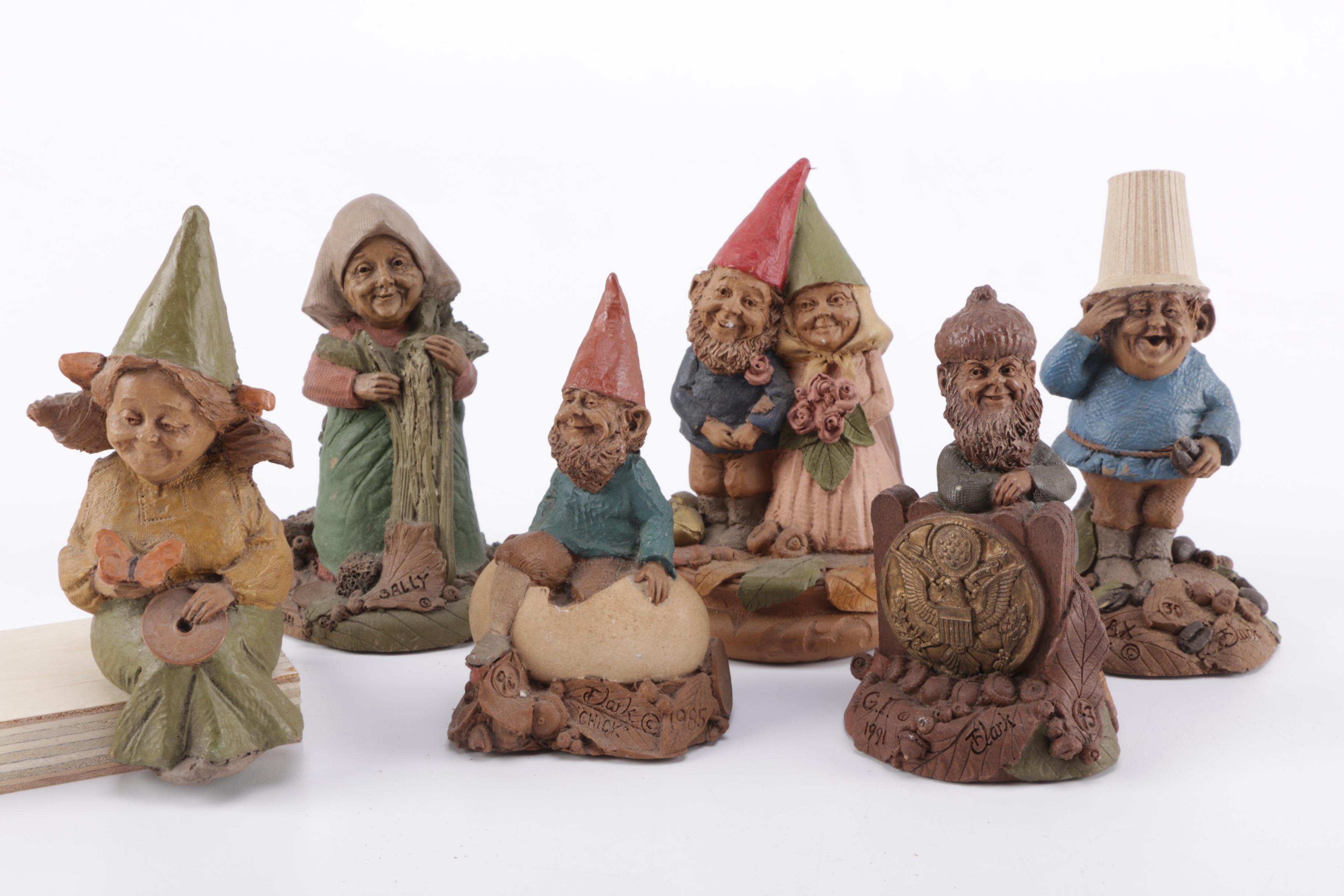 Thomas F. Clark Gnome Figures Including Sally