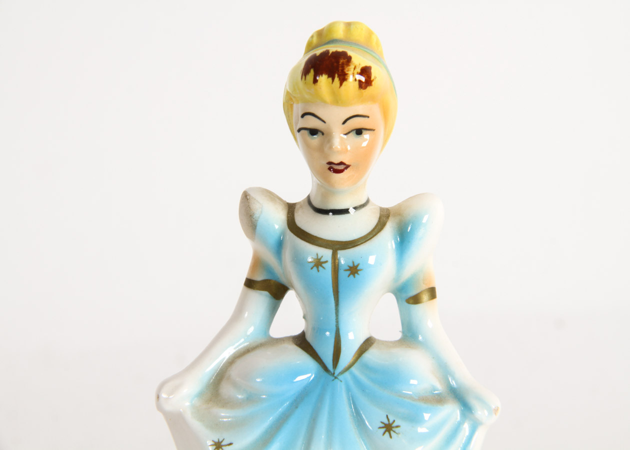 Vintage Disney's Cinderella Ceramic Figurine