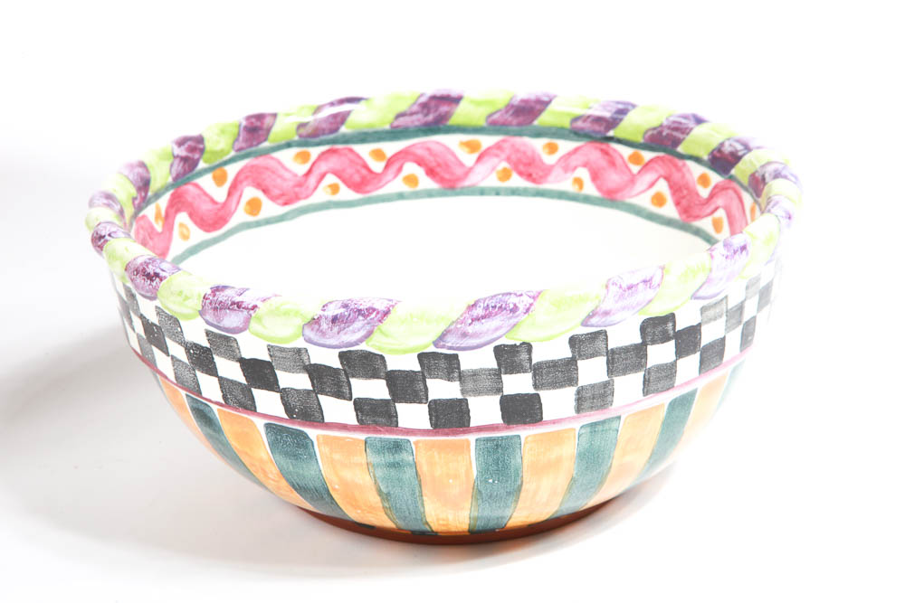 MacKenzie-Childs "Piccadilly" Mixing Bowls