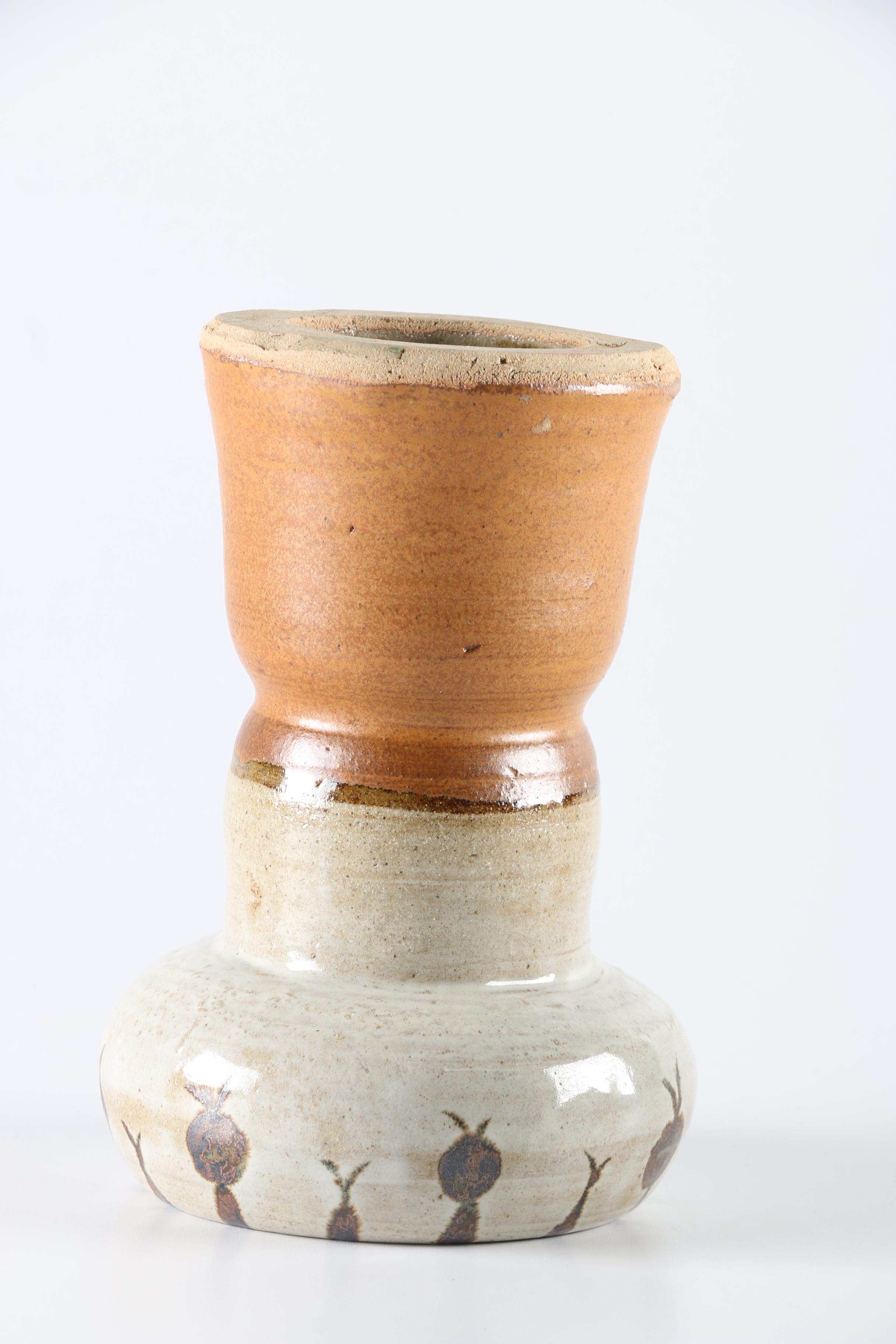 Set of Three Hand Thrown Stoneware Vessels