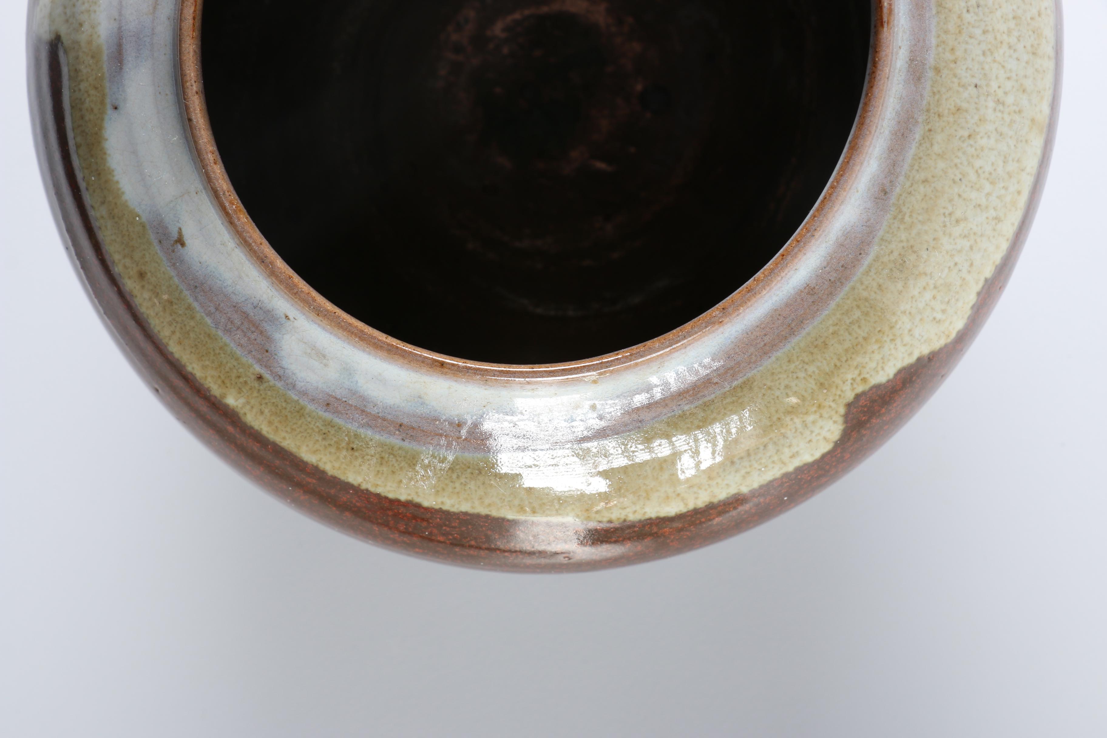 Set of Three Hand Thrown Stoneware Vessels