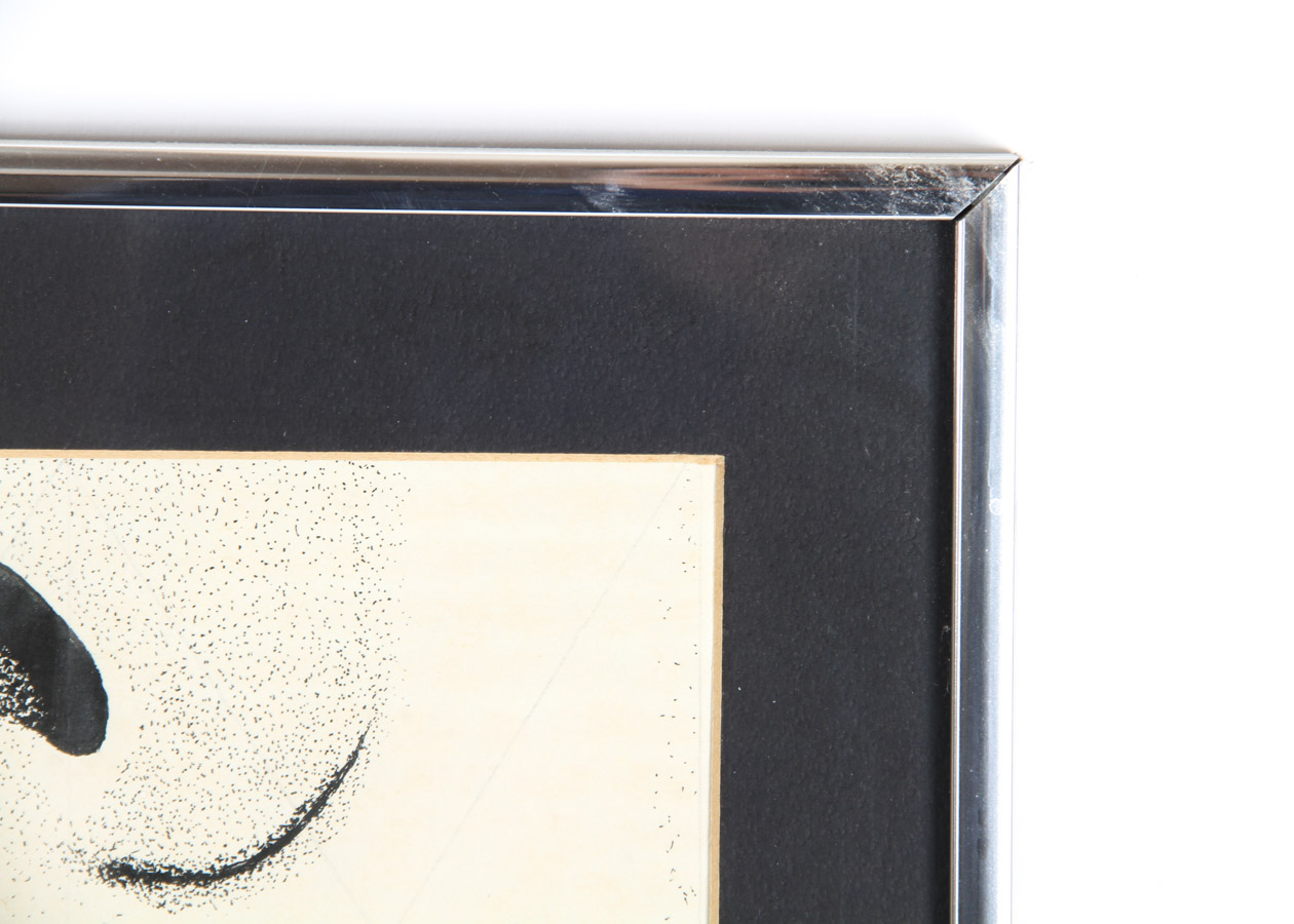 Framed Mixed Media Art Piece