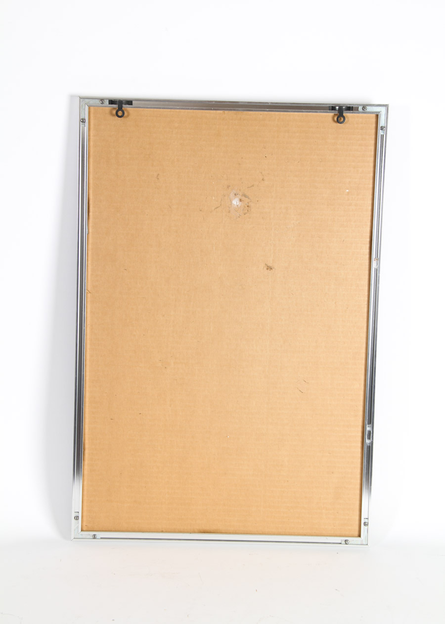 Framed Mixed Media Art Piece