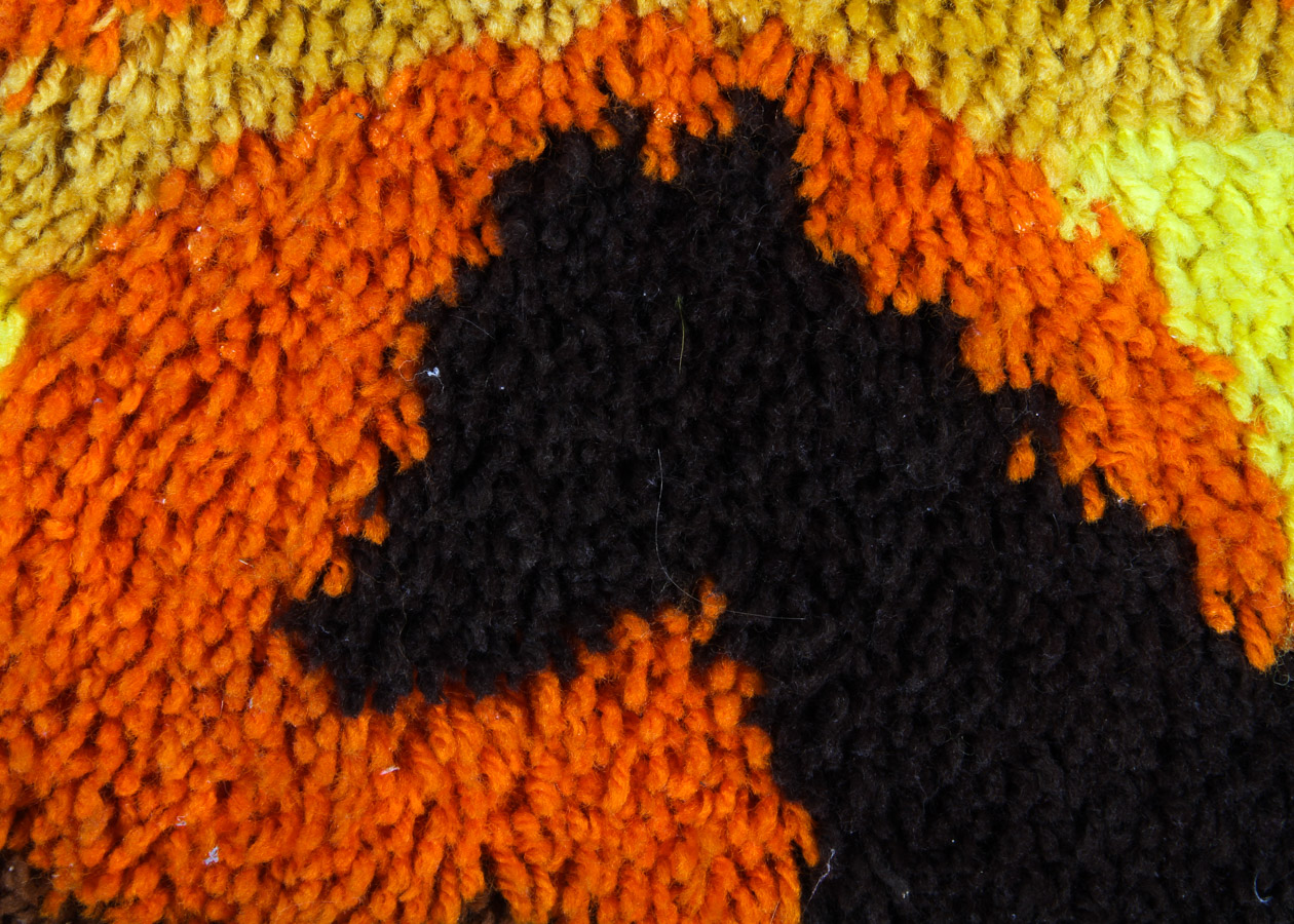 Framed Handmade Equestrian Themed Rug