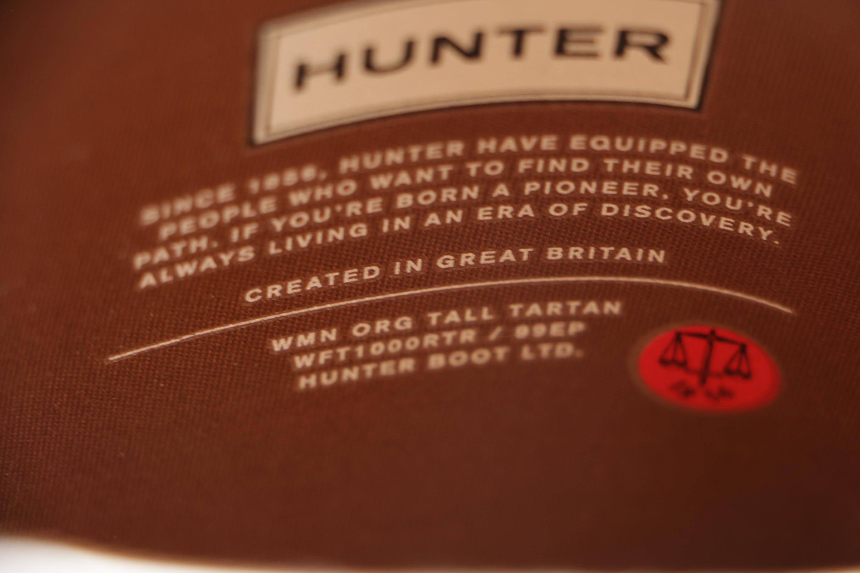 Women's Hunter Original Tall Tartan Boots