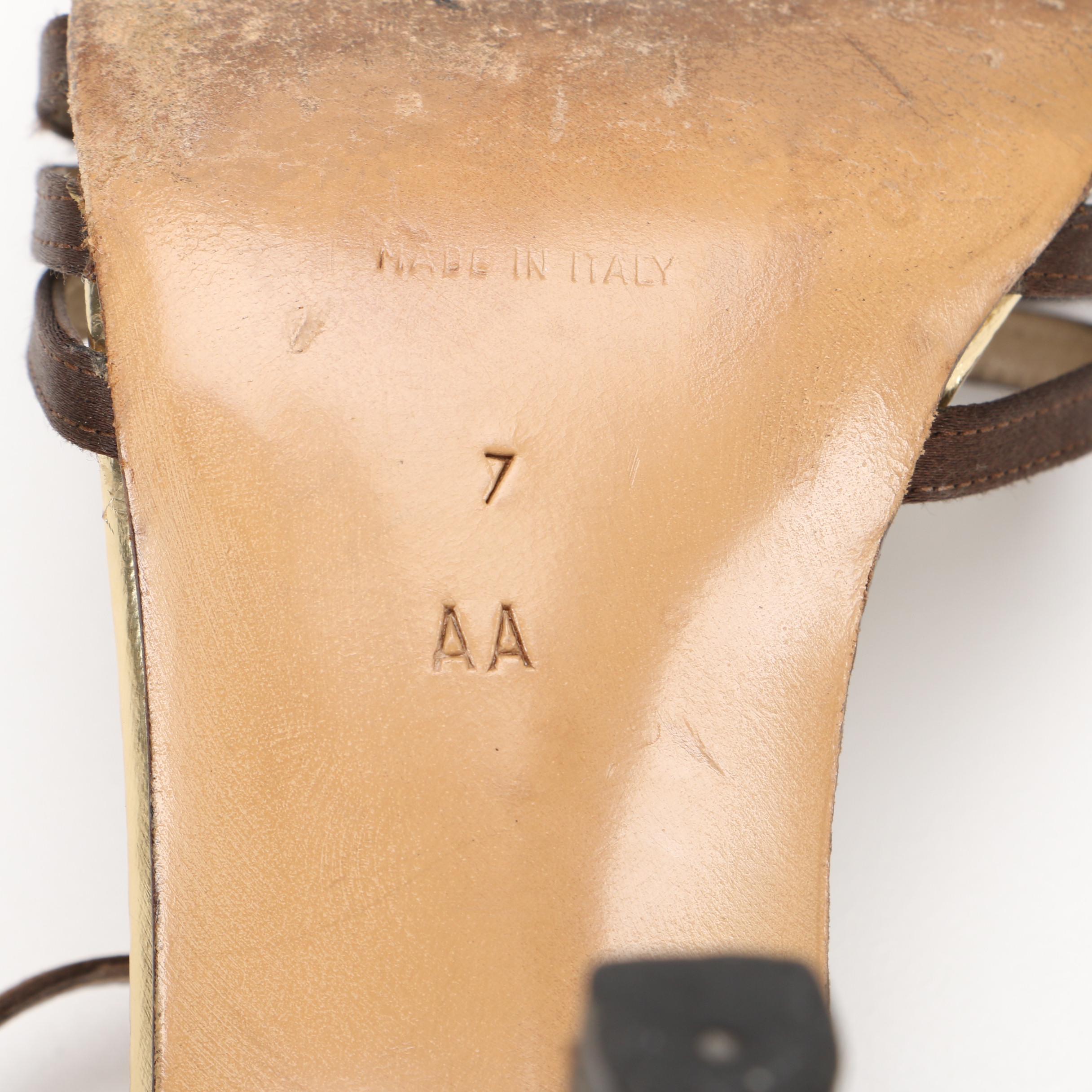 Vintage Italian Leather Heels