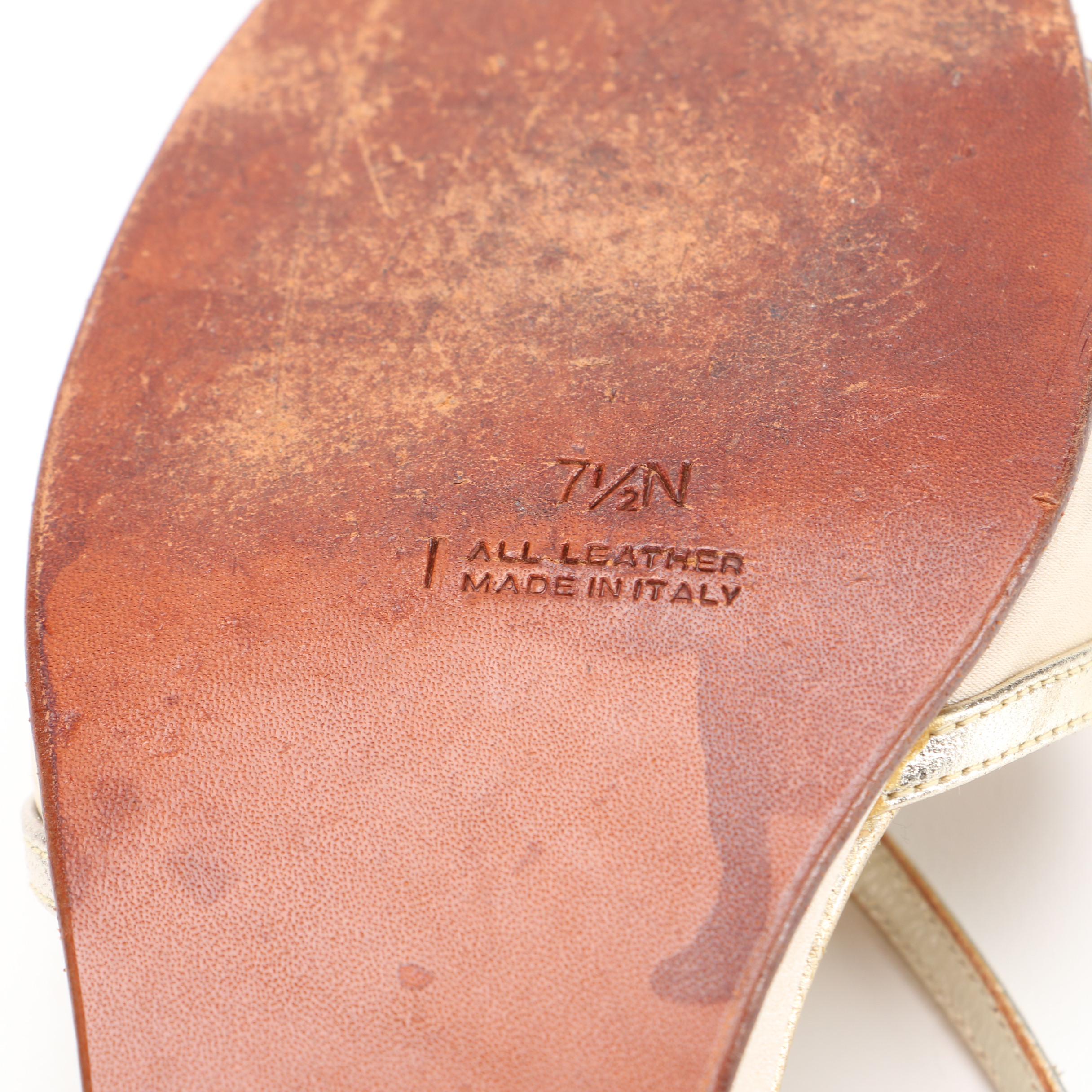 Vintage Italian Leather Heels