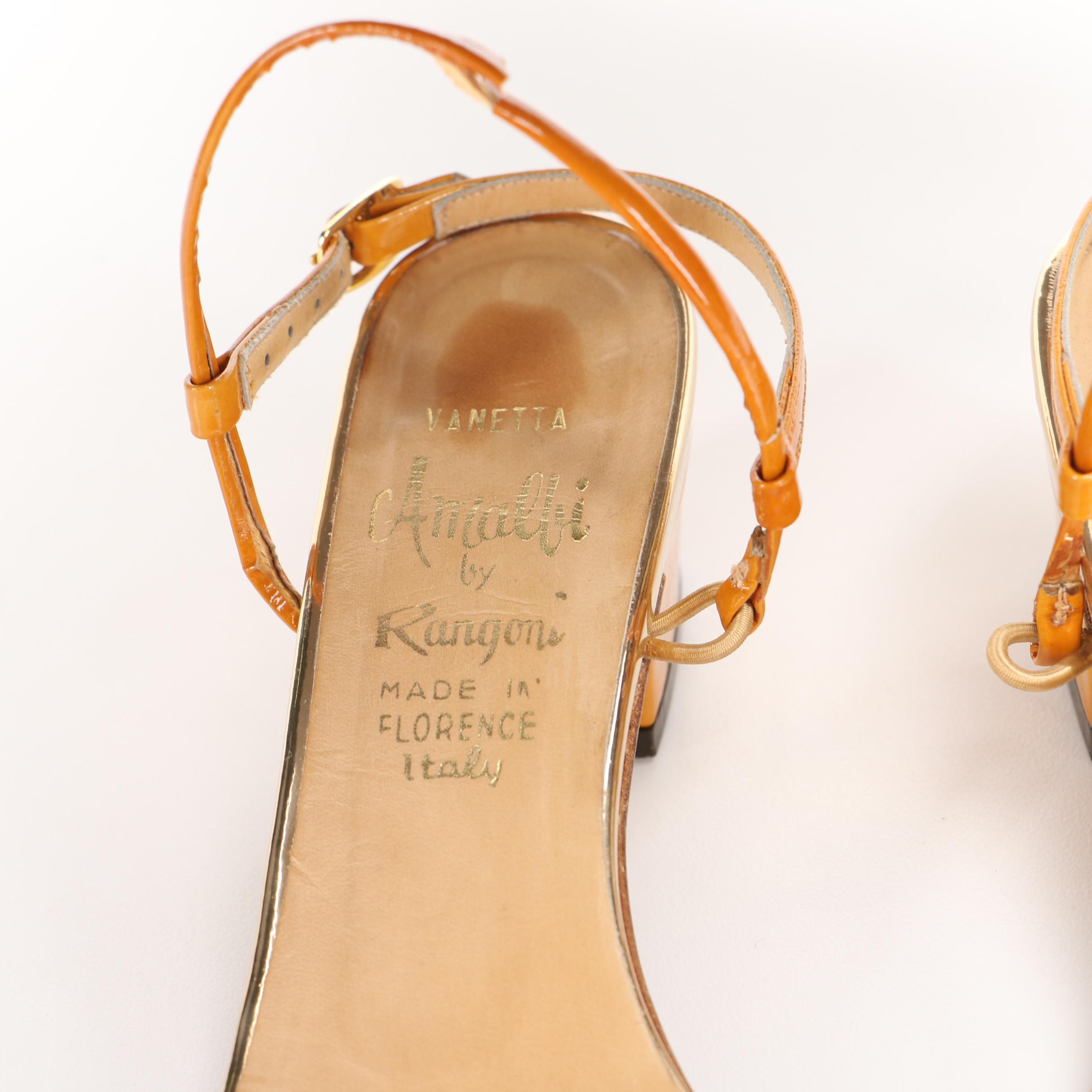 Vintage Italian Leather Heels